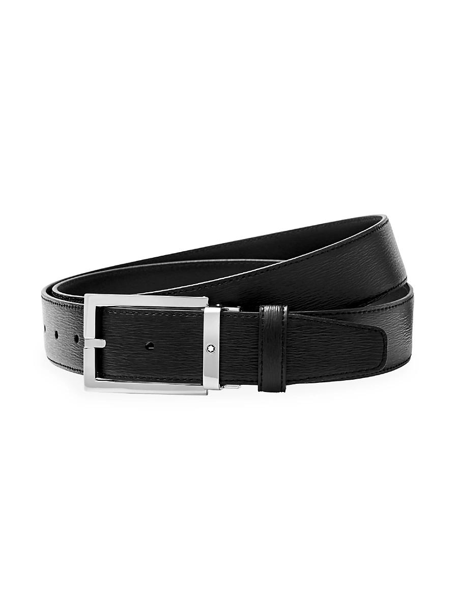 Mens Westside Stainless Steel Pin Buckle Cut-to-Size Leather Belt Product Image