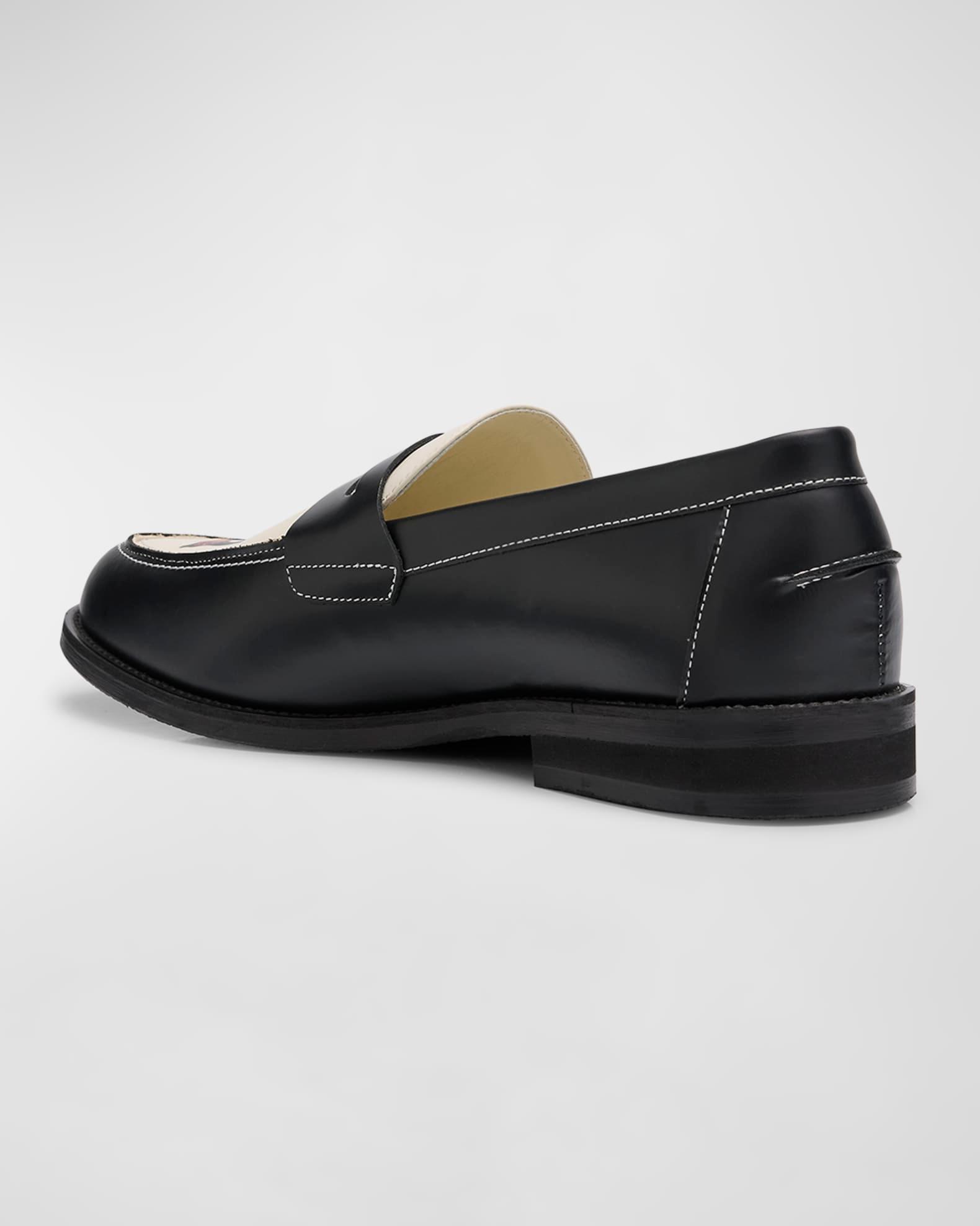 Men's Wilde Vegas Strip Leather Penny Loafers Product Image