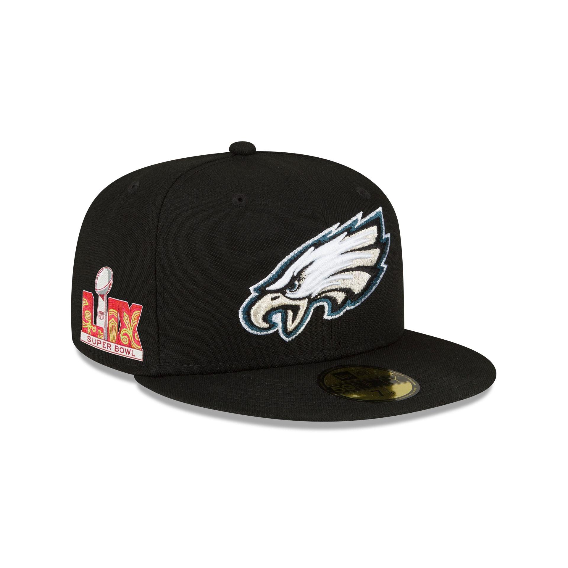 Philadelphia Eagles Super Bowl LIX Champions Side Patch 59FIFTY Fitted Hat Male Product Image
