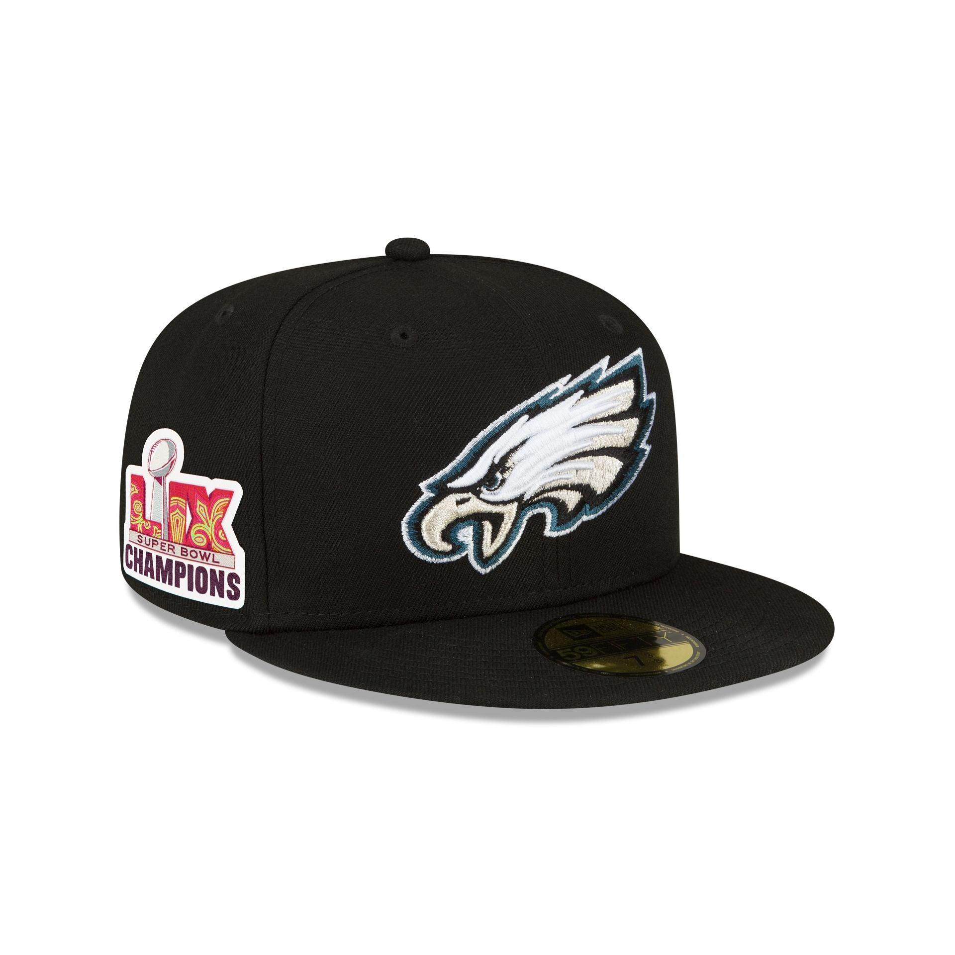 Philadelphia Eagles Super Bowl LIX Champions Side Patch 59FIFTY Fitted Hat Male Product Image