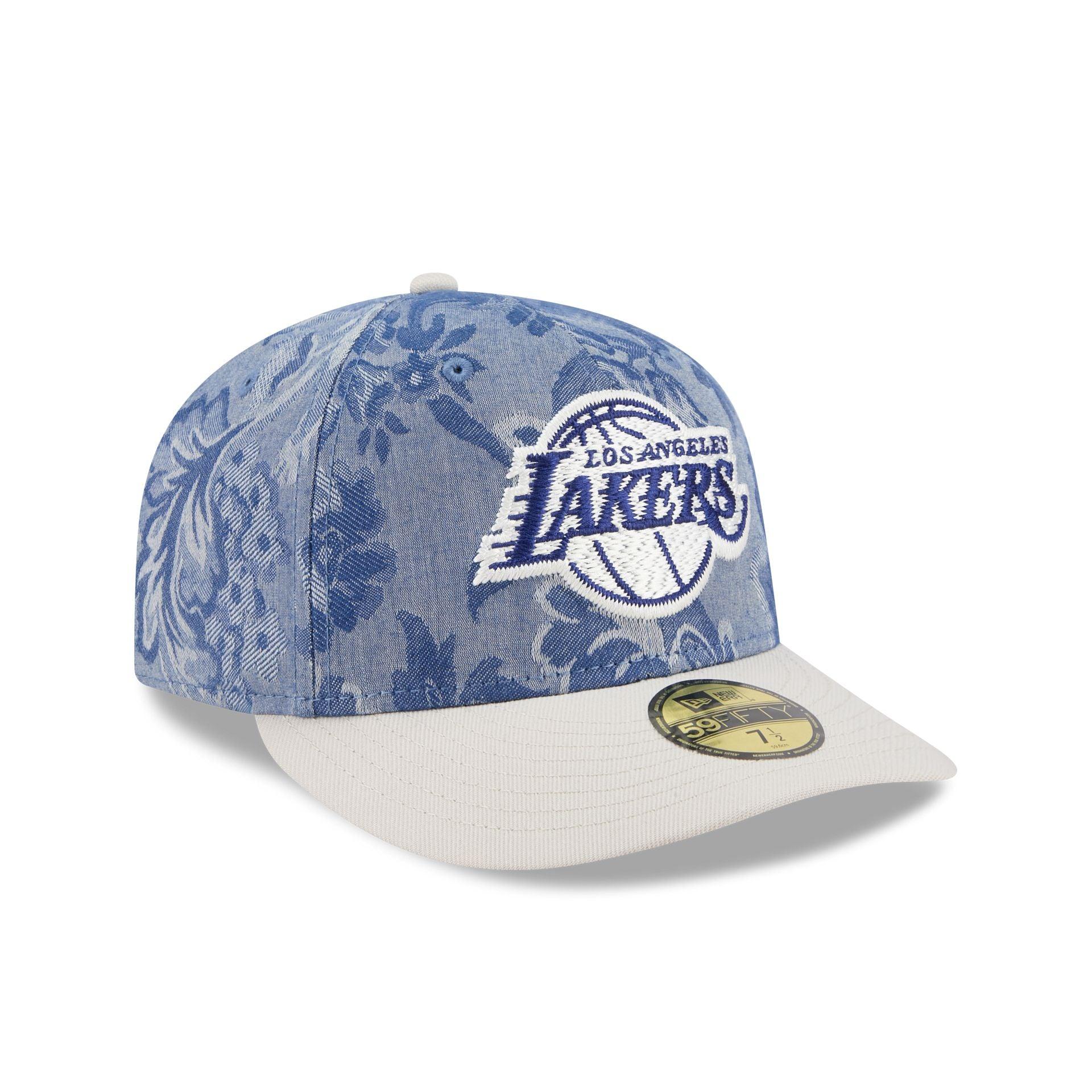 Los Angeles Lakers Two-Tone Denim 59FIFTY Fitted Hat Male Product Image