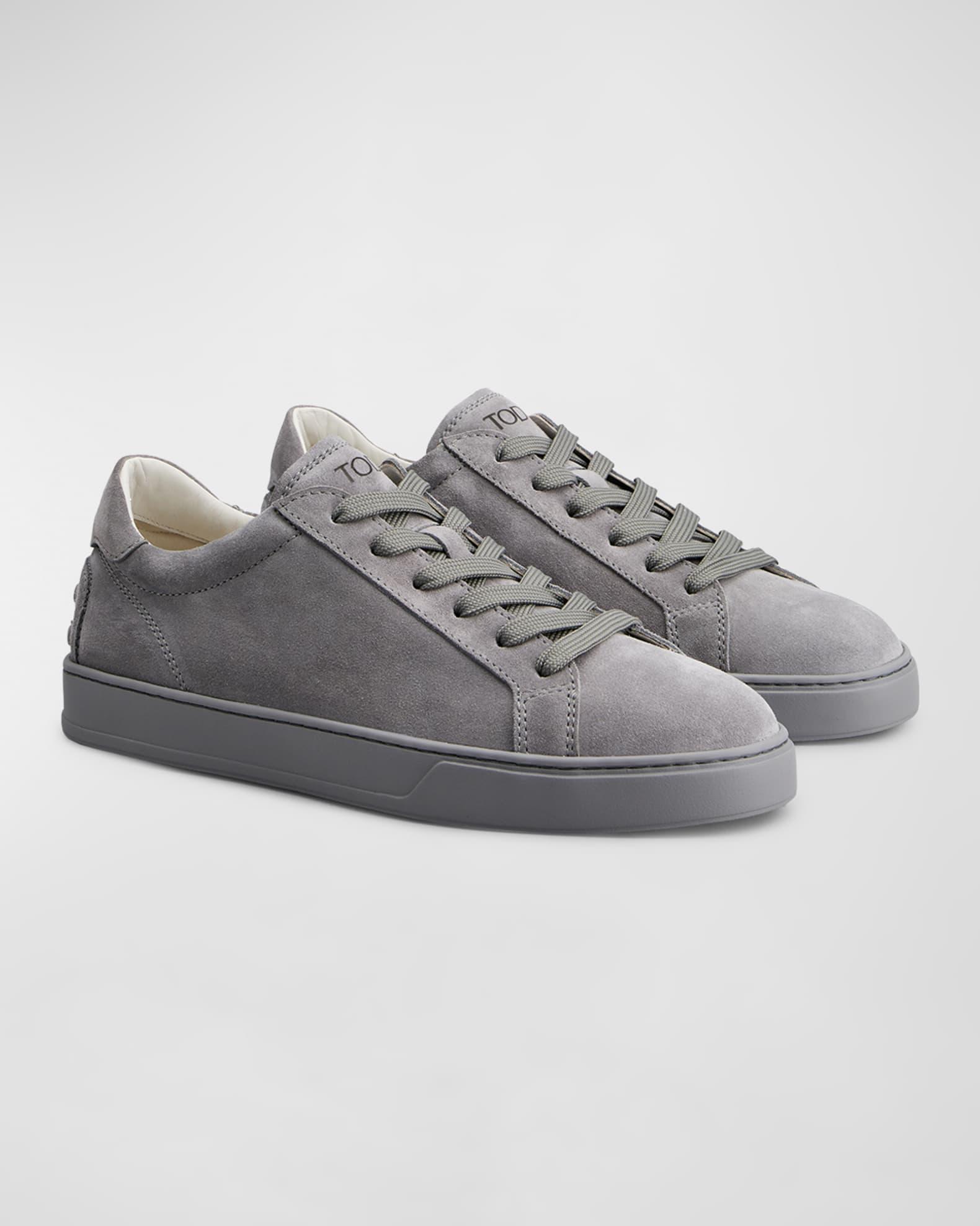 Men's Allacciata Low-Top Suede Sneakers Product Image