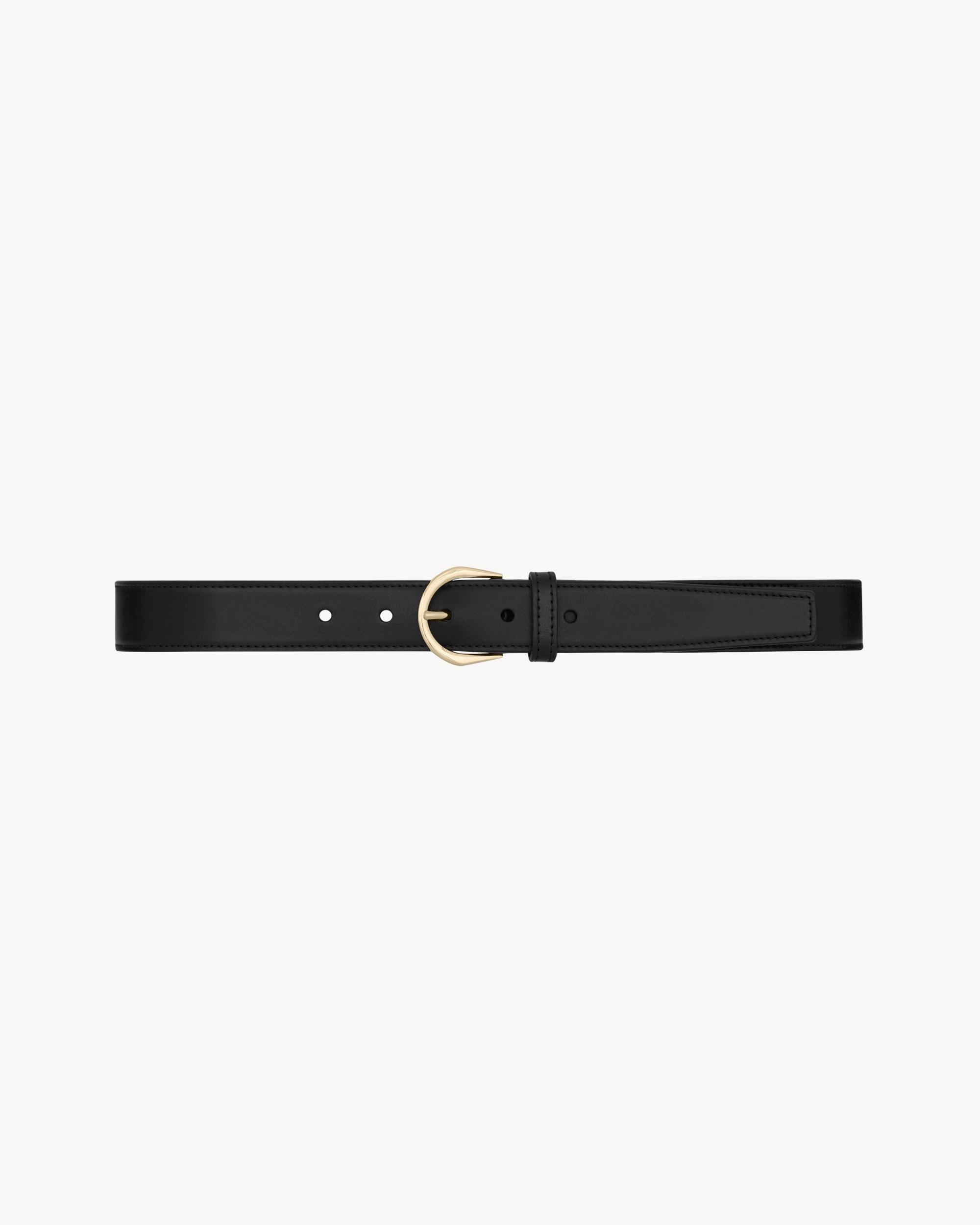 crescent moon belt in leather Product Image