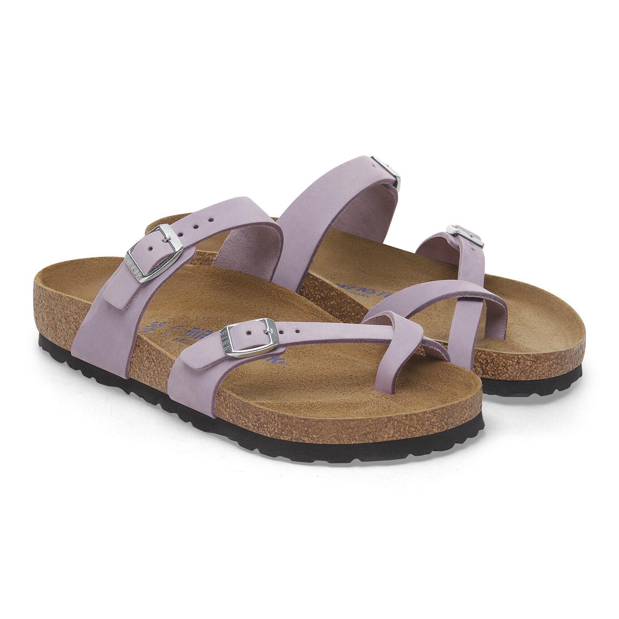 Mayari Soft Footbed Nubuck Leather Purple Fog Product Image