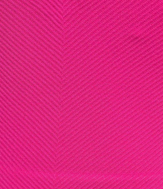 GB Chevron Ribbed Knit Cropped Tank Top Product Image