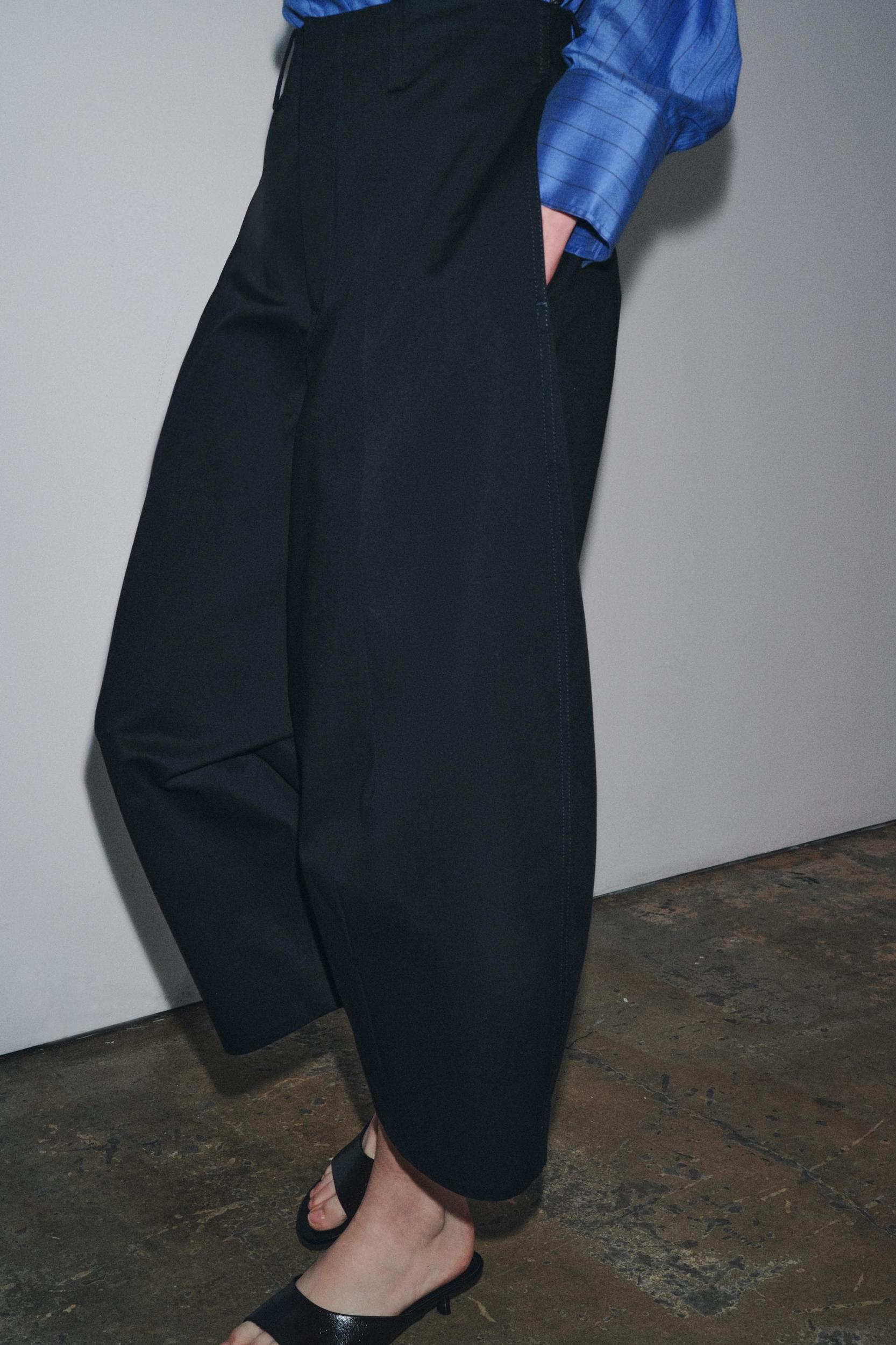 ZW COLLECTION CROP BALLOON PANTS Product Image