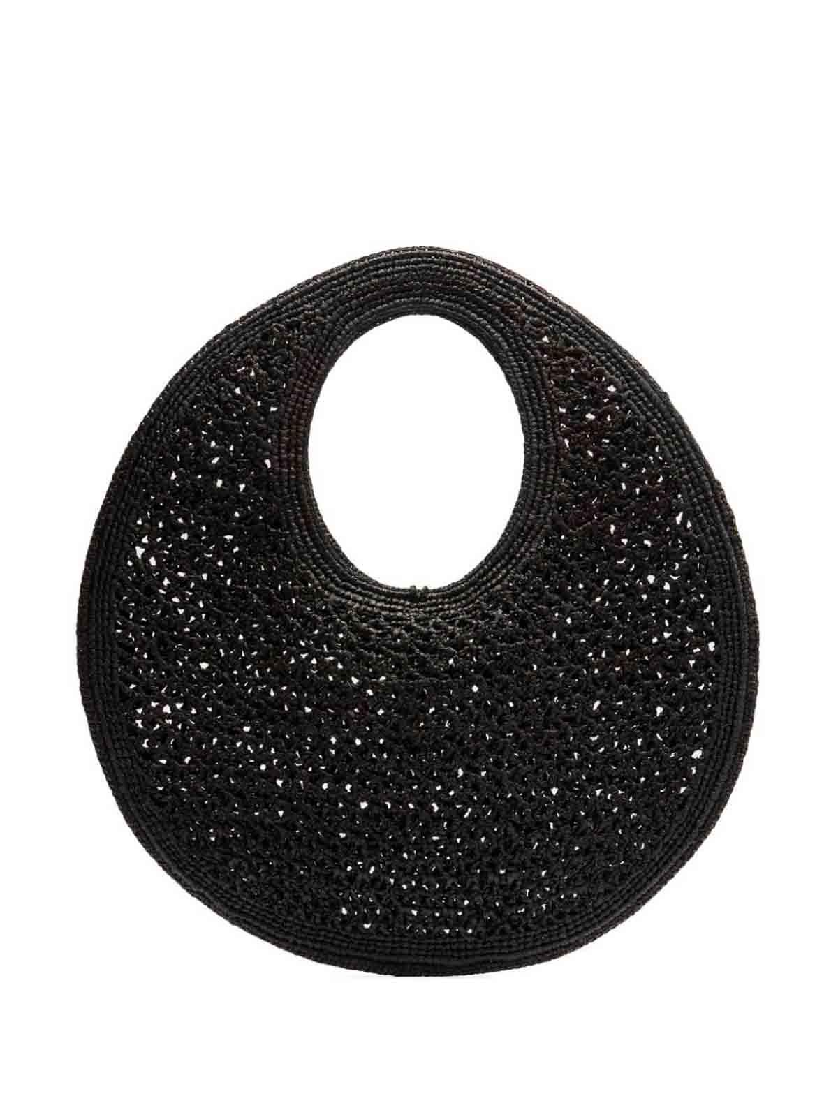 Le Rond Spiaggia raffia shoulder bag Product Image