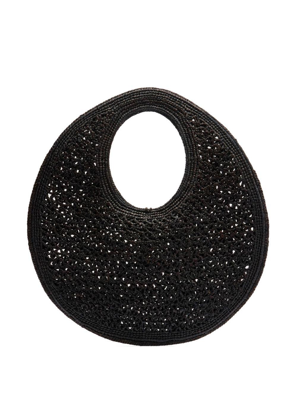 Le Rond Spiaggia raffia shoulder bag Product Image