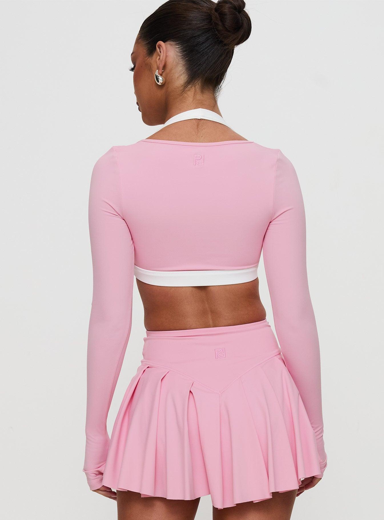 Vitality Long Sleeve Active Crop Pink Product Image