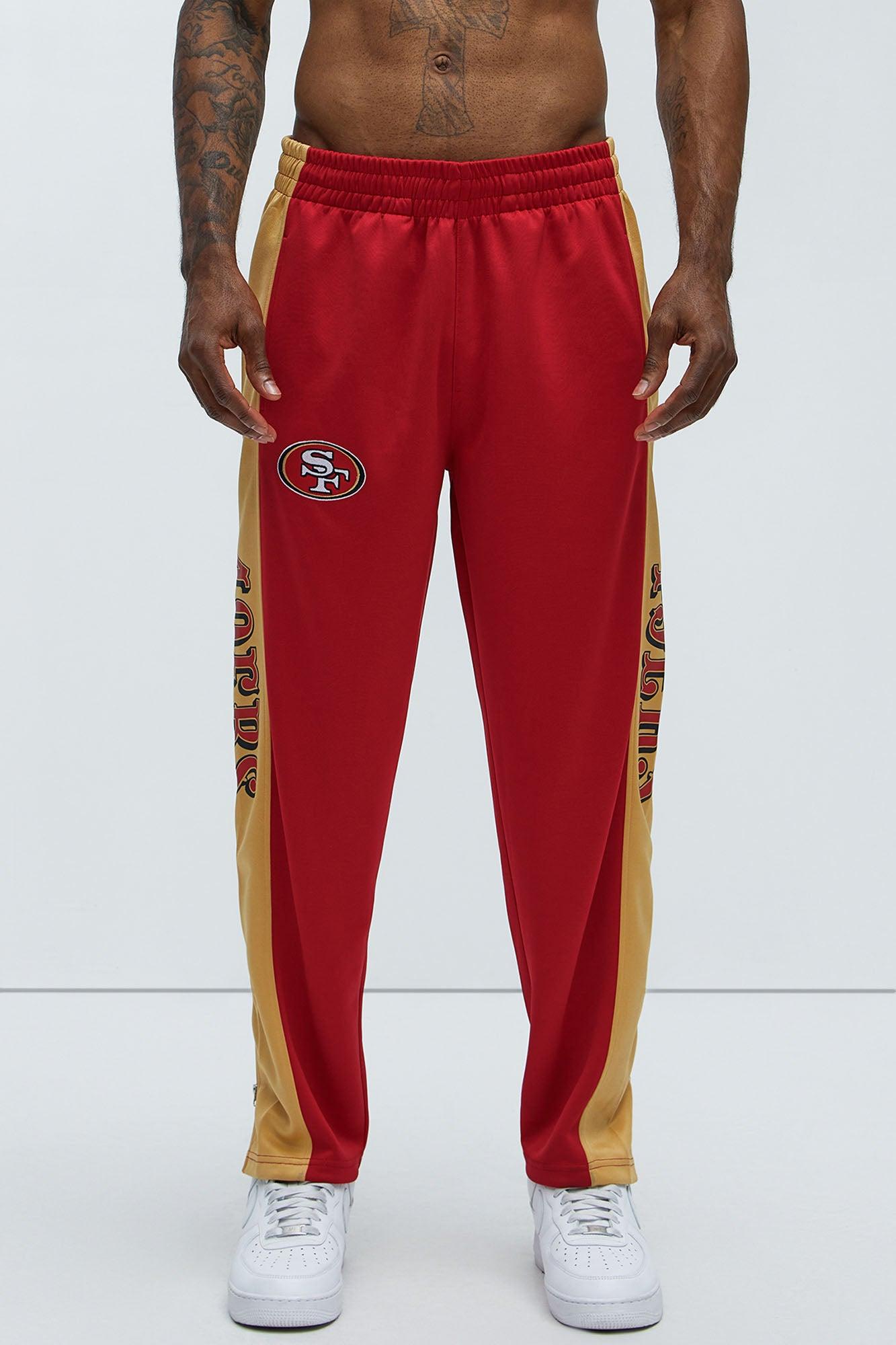 49ers Stand By Track Pants - Red/combo Male Product Image