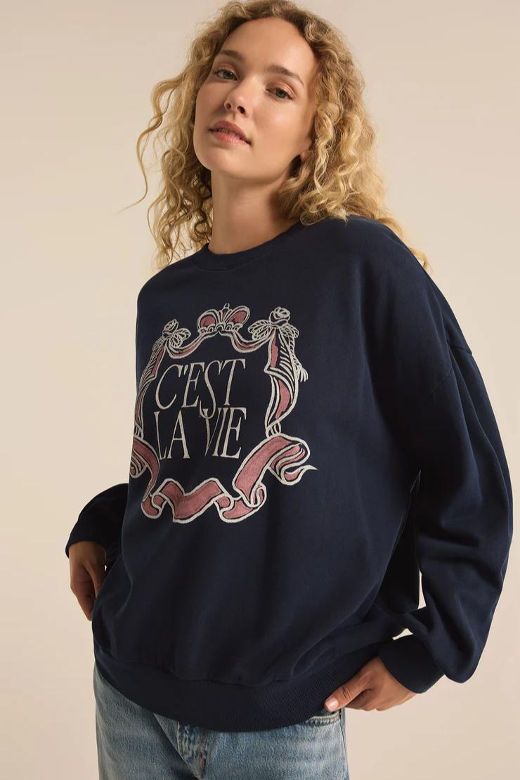 La Vie Sunday Sweatshirt Product Image