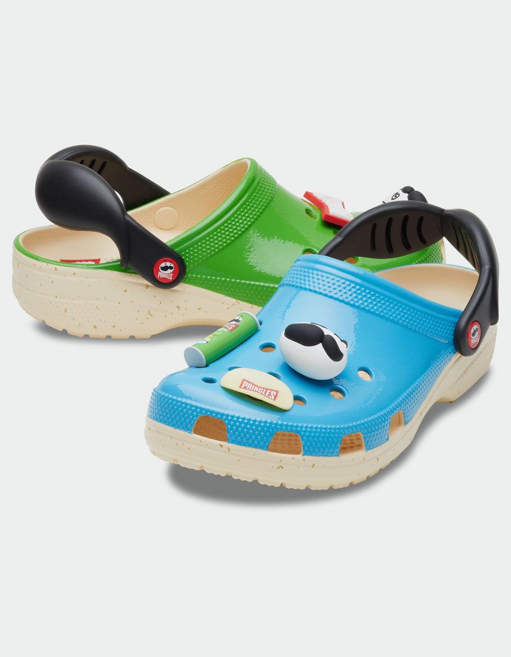 CROCS x Pringles Classic Clogs - BLUE COMBO Product Image