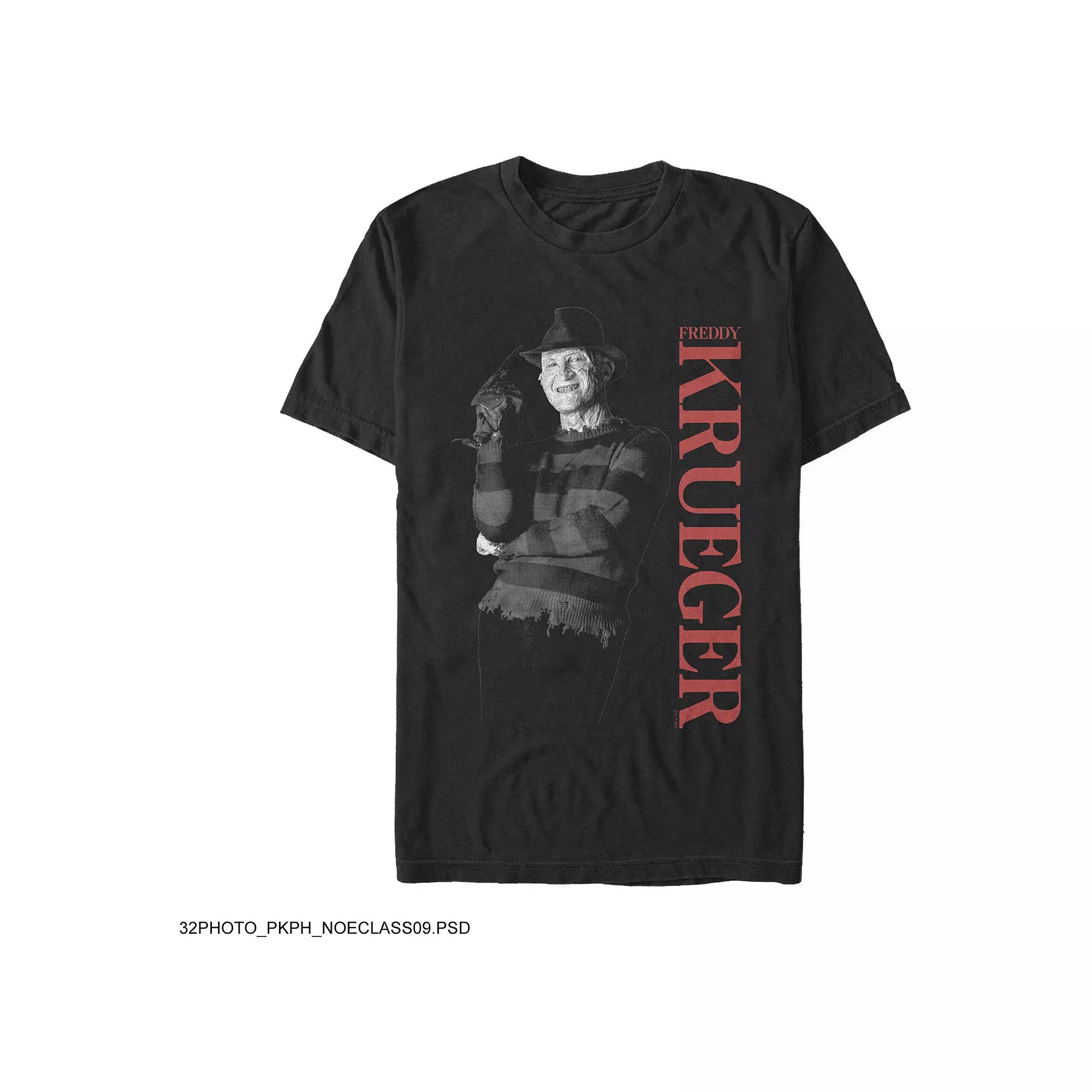 Men's A Nightmare On Elm Street Freddy Krueger Poster Graphic Tee,  Product Image
