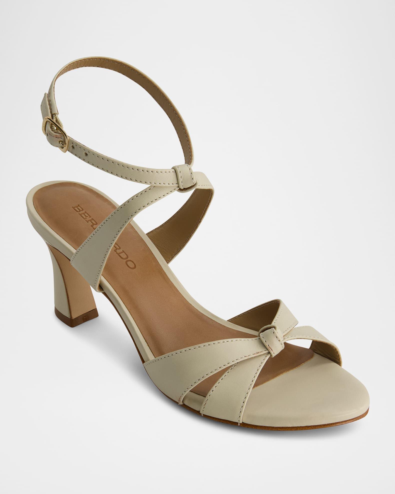 Neera Knotted Leather Sandals Product Image