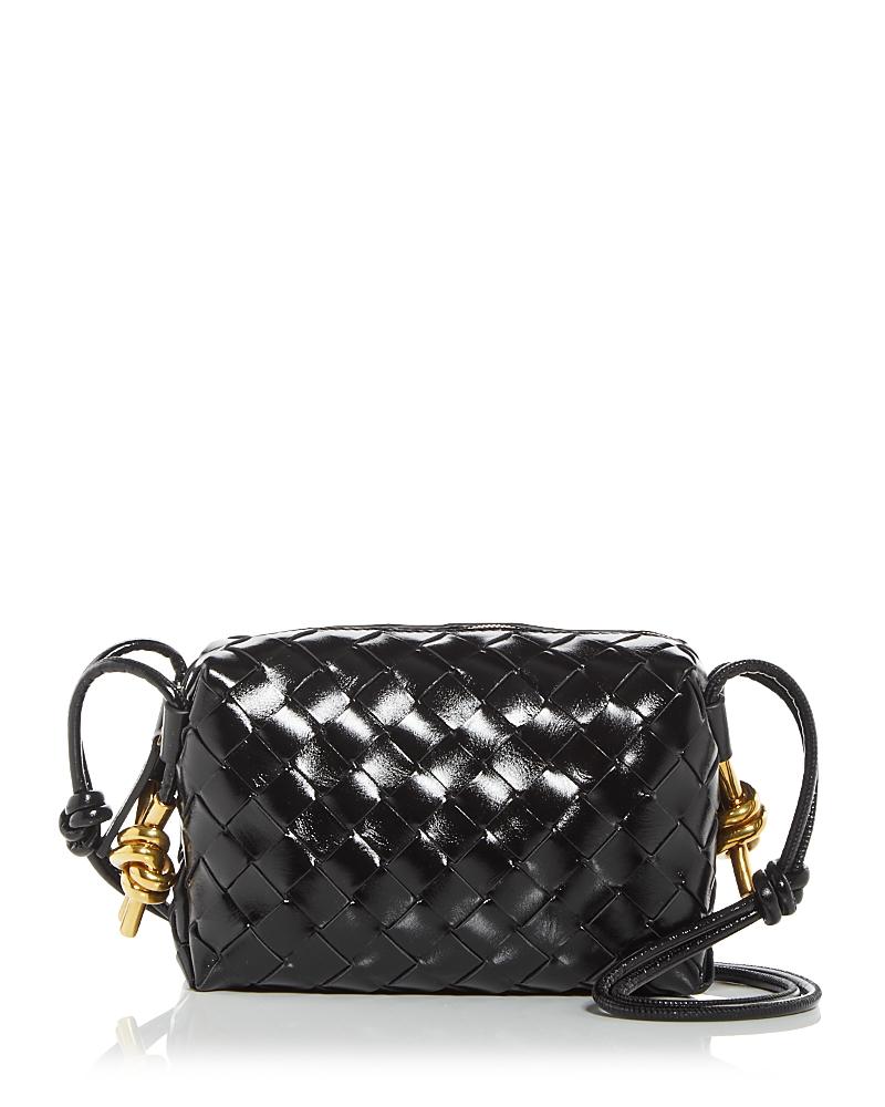 Womens Mini Loop Intrecciato Leather Camera Bag Product Image