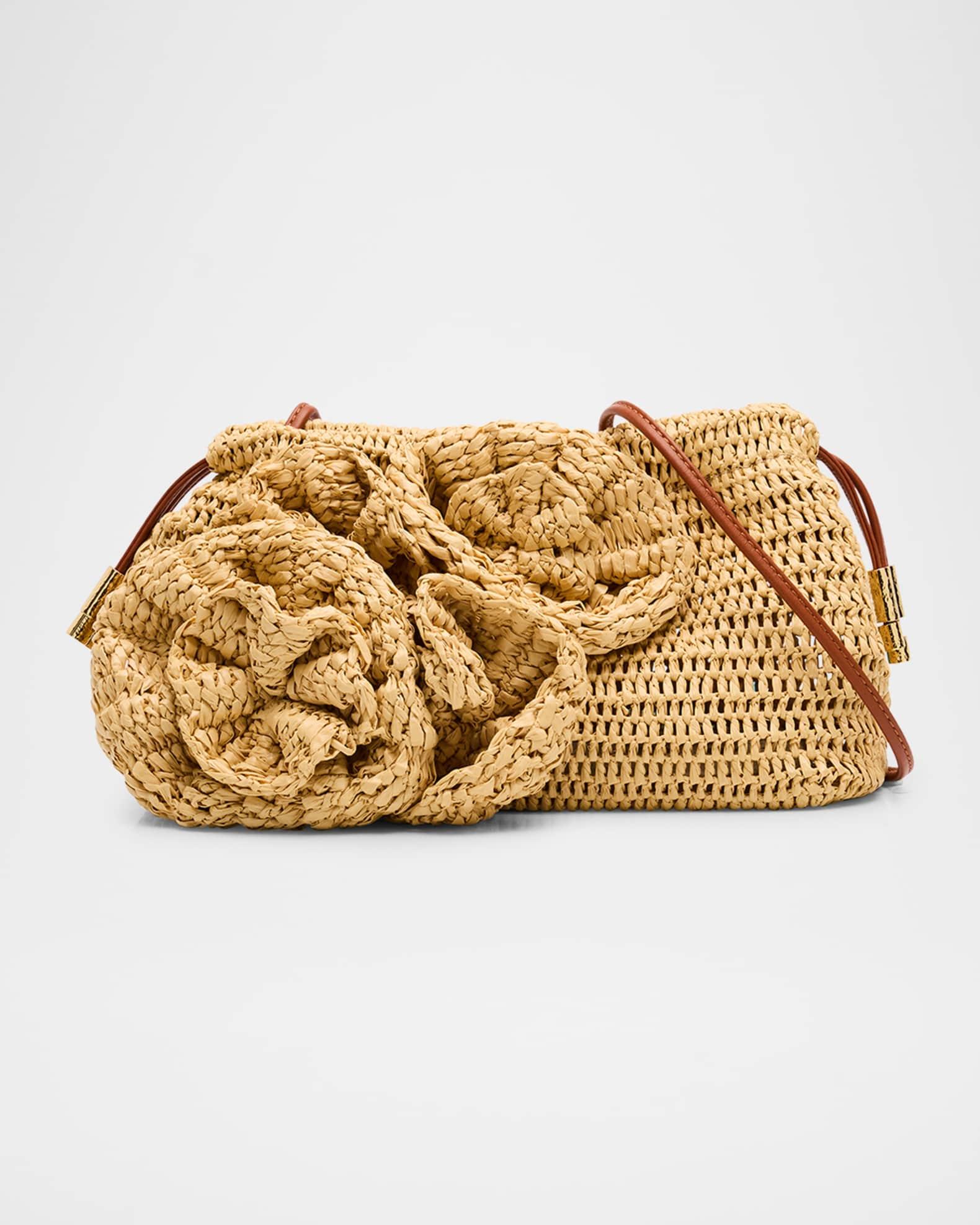 Lali Floral Crochet Pouch Clutch Bag Product Image