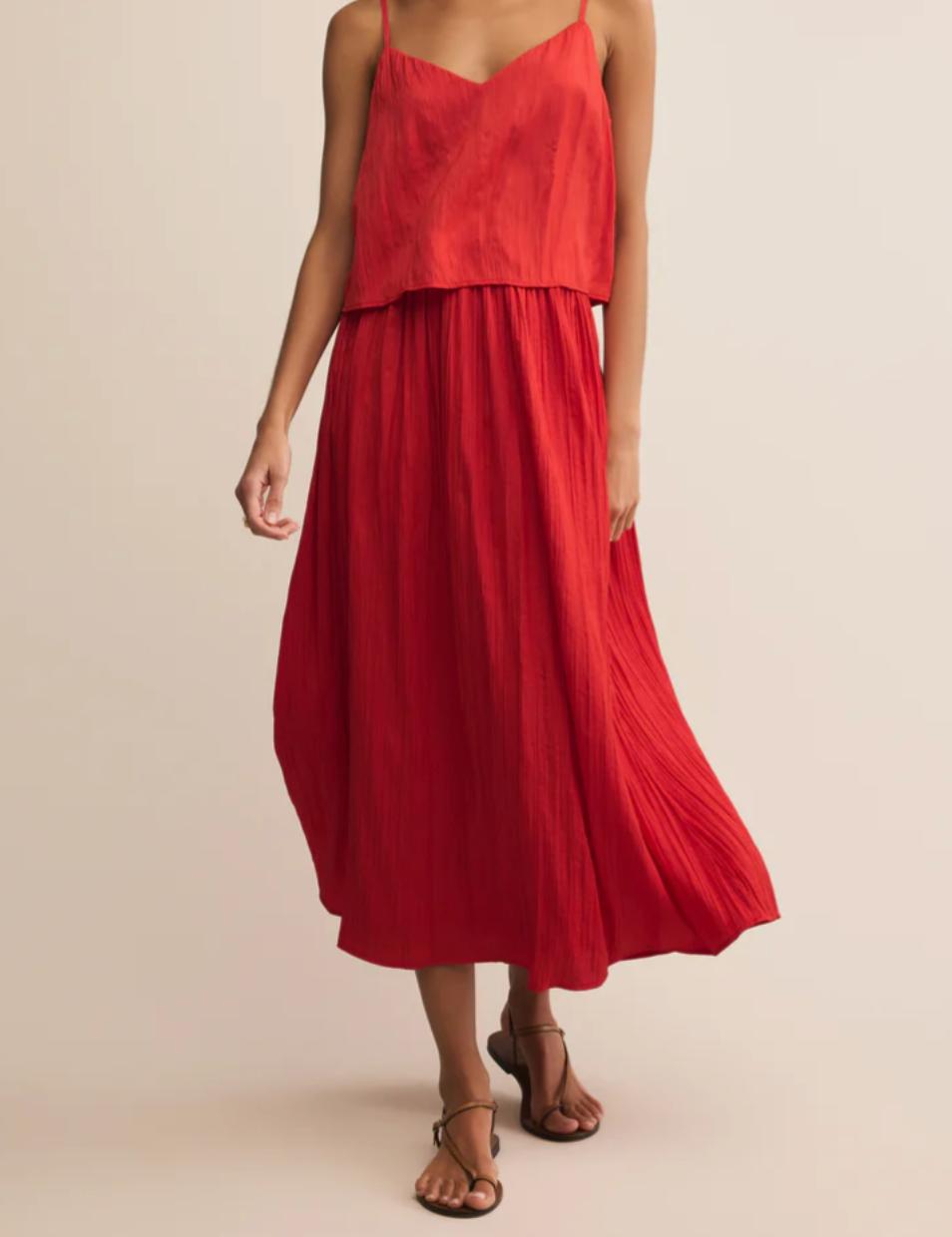 Fiore Crinkle Satin Tank Product Image