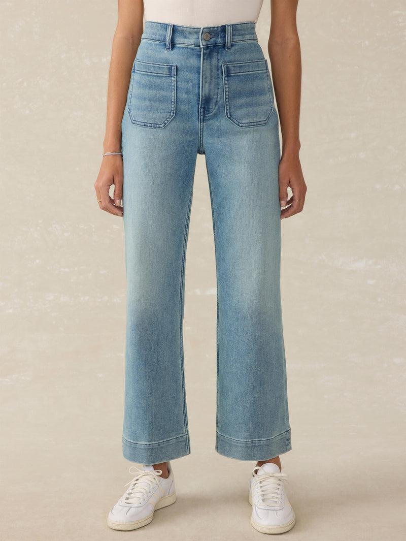 Stretch Terry Patch Pocket Ankle Pant - Eastern Shore Wash Product Image