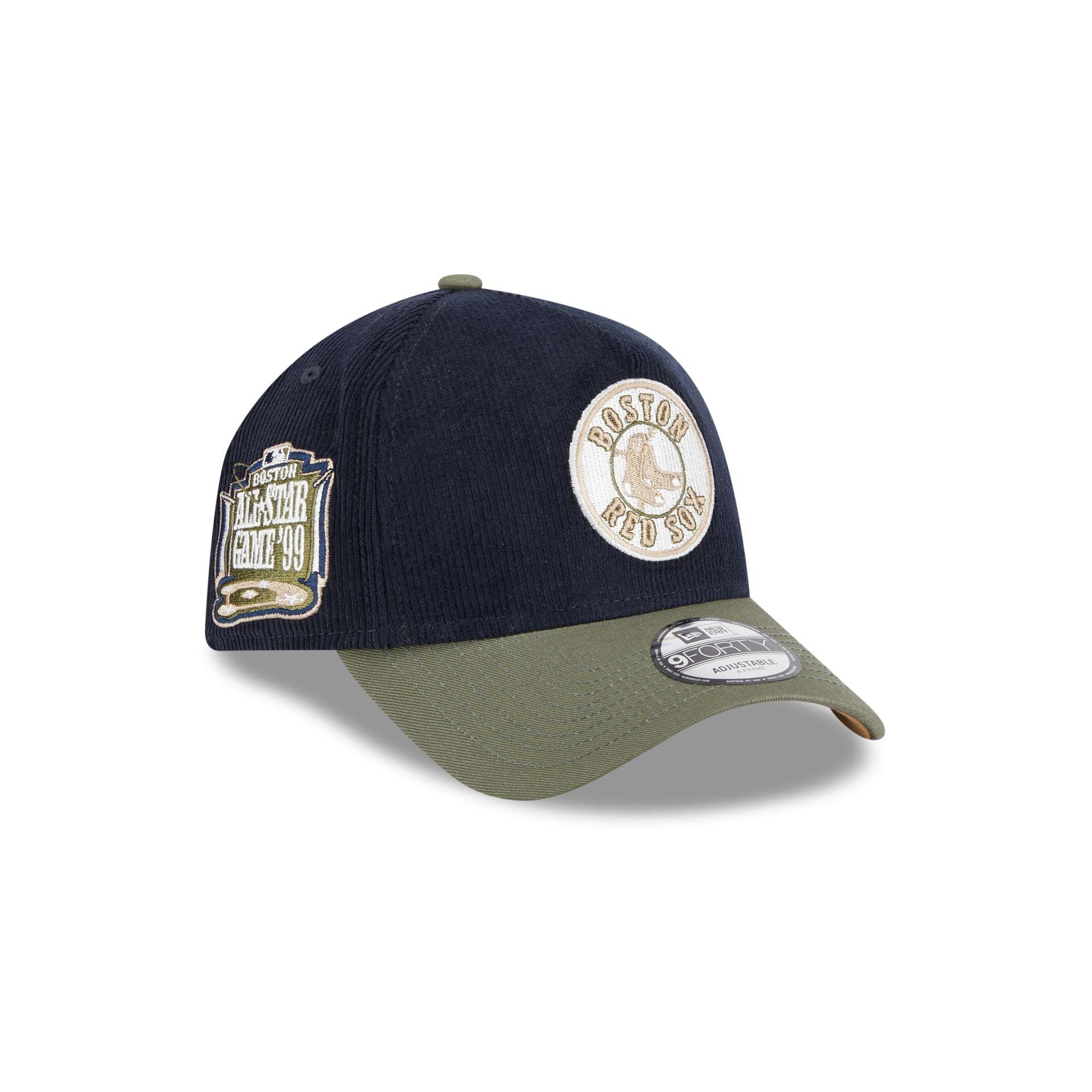 Boston Red Sox Navy 9FORTY A-Frame Snapback Hat Male Product Image