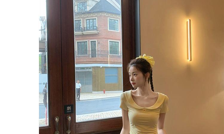 Maternity Elastic Waist Floral Print A-Line Skirt (Various Designs) Product Image