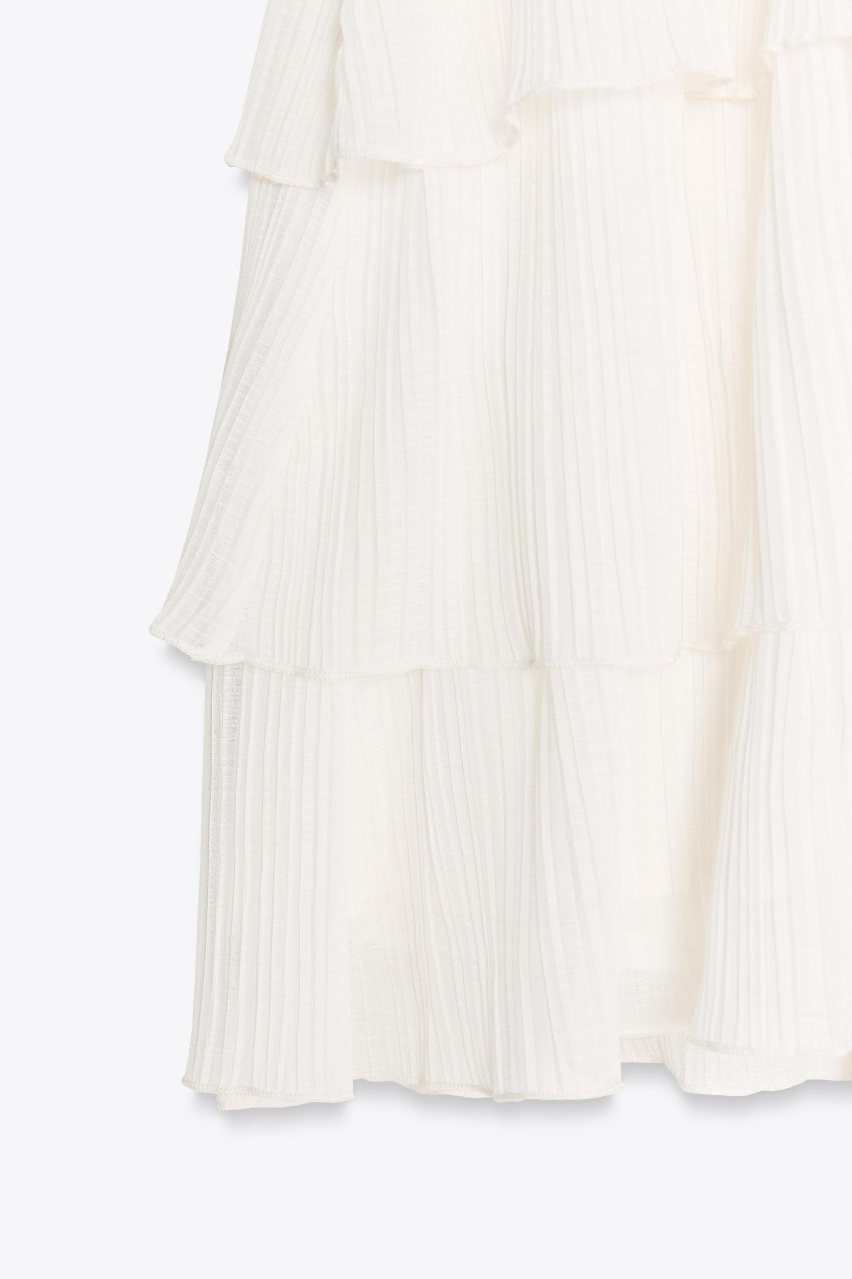 RUFFLED HALTER DRESS Product Image