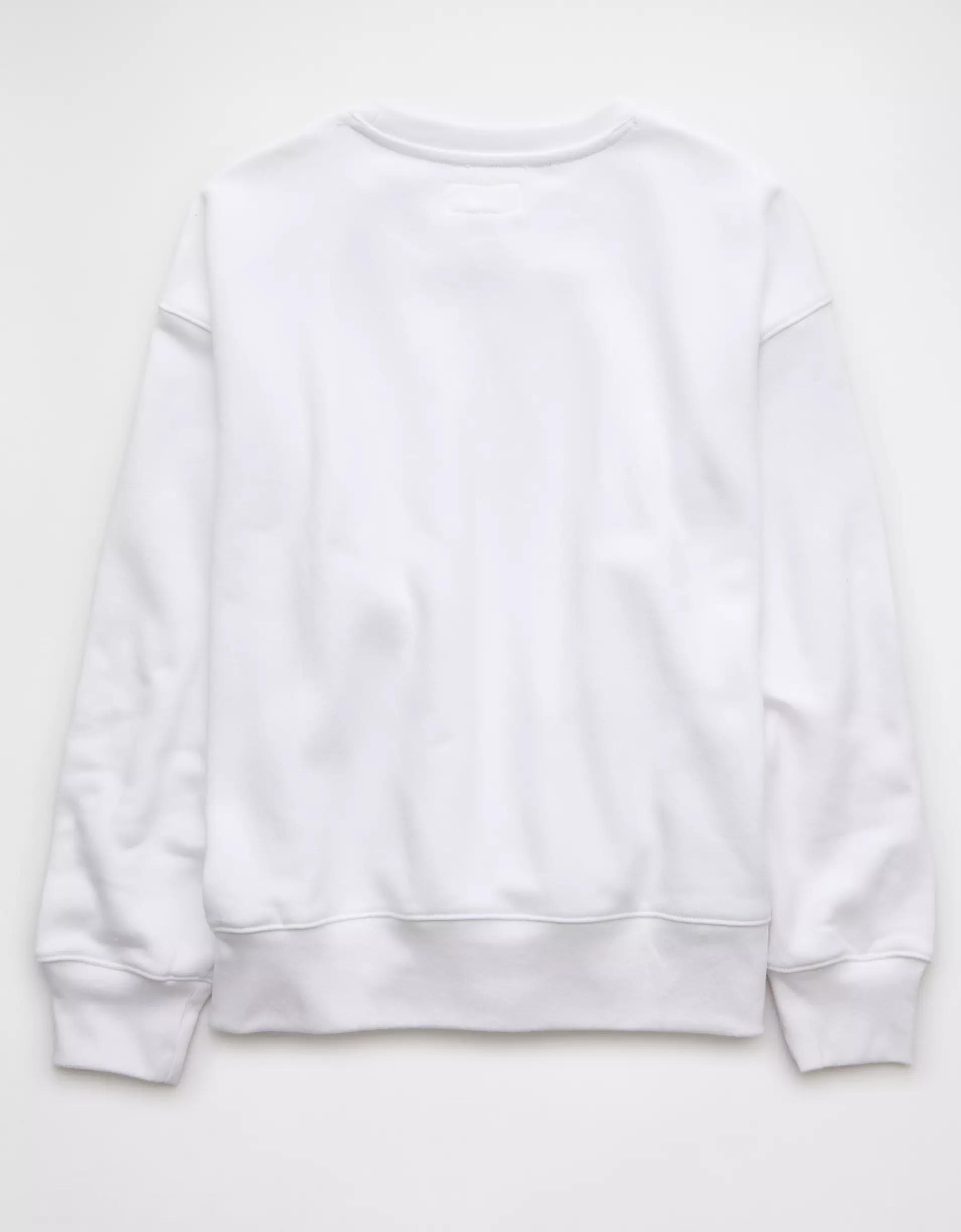 AE Everyday Luxe Crew Neck Sweatshirt Product Image