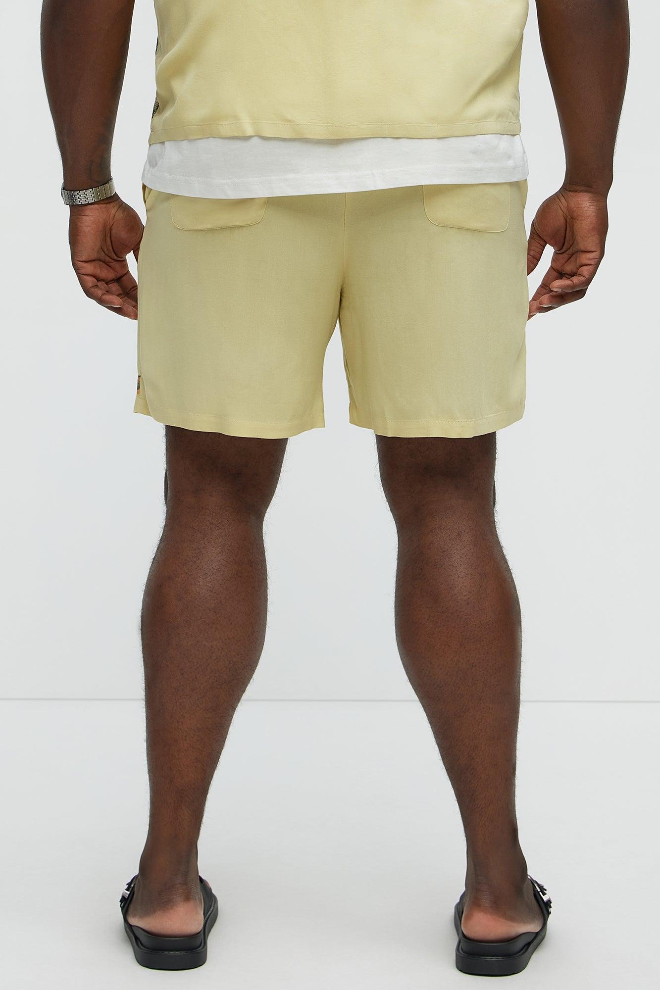 Paradise Set Relaxed Drawstring Short - Lime Product Image