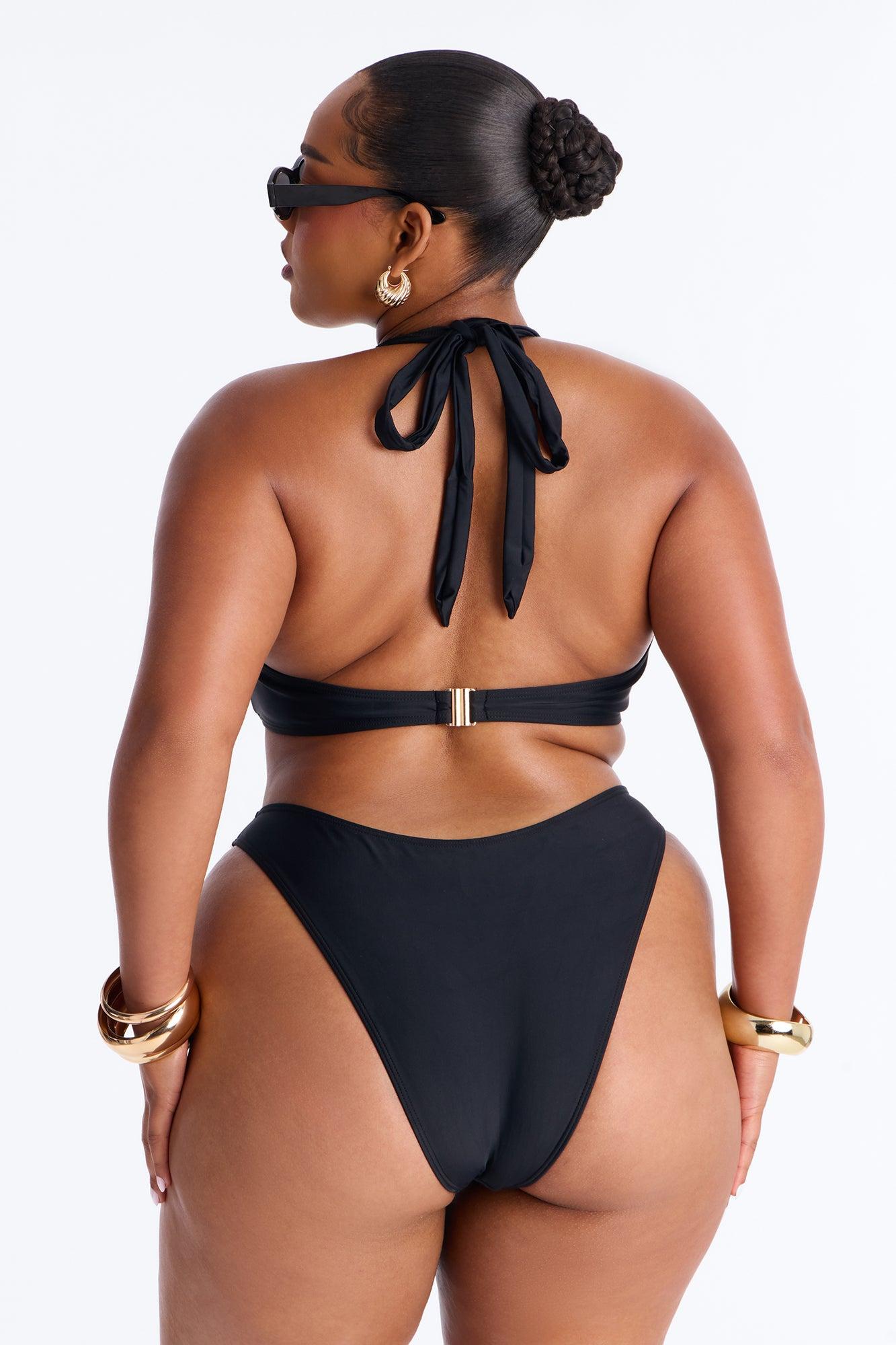 Till Sunrise Bikini And Coverup Skirt - Black Product Image