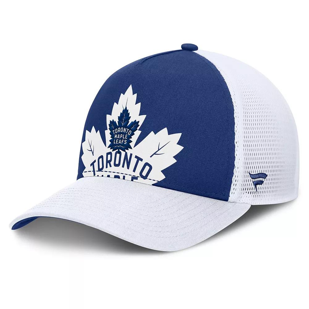 Men's Fanatics Blue/White Toronto Maple Leafs Authentic Pro A-Frame Rink Adjustable Hat, Mpl Blue Product Image