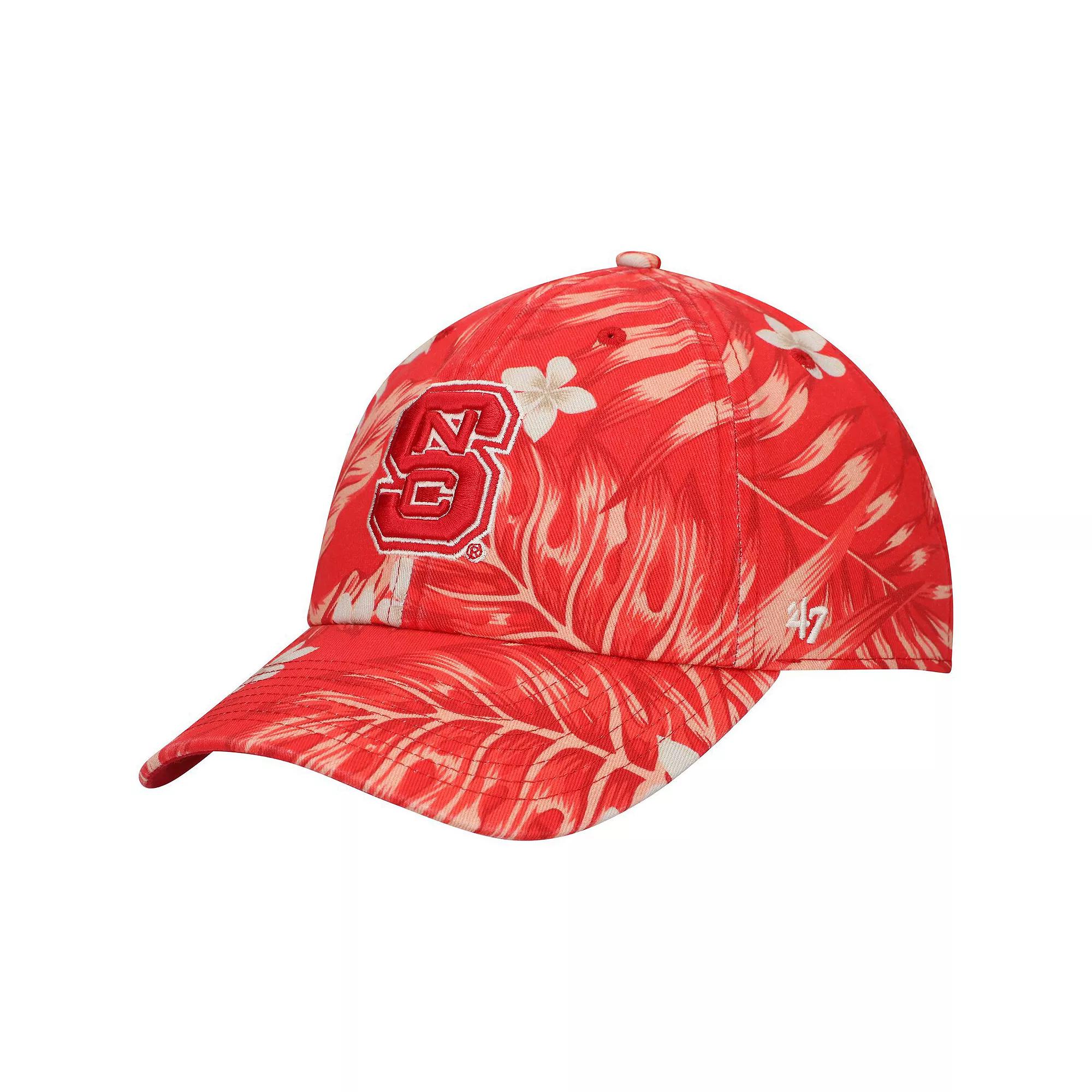 Men's '47 Red NC State Wolfpack Tropicalia Clean Up Adjustable Hat, Nst Red Product Image