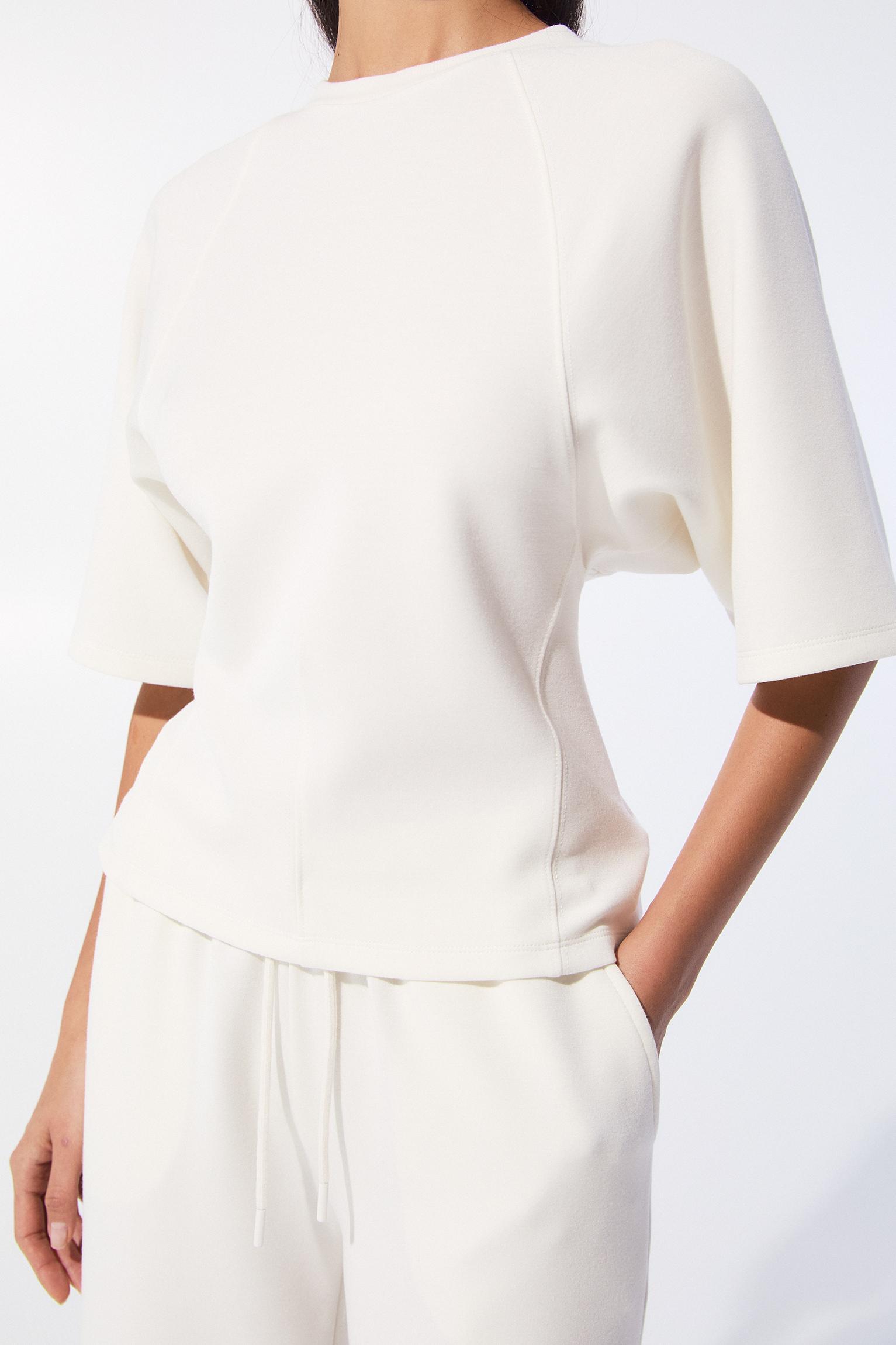 Soft touch short sleeve sweatshirt Product Image