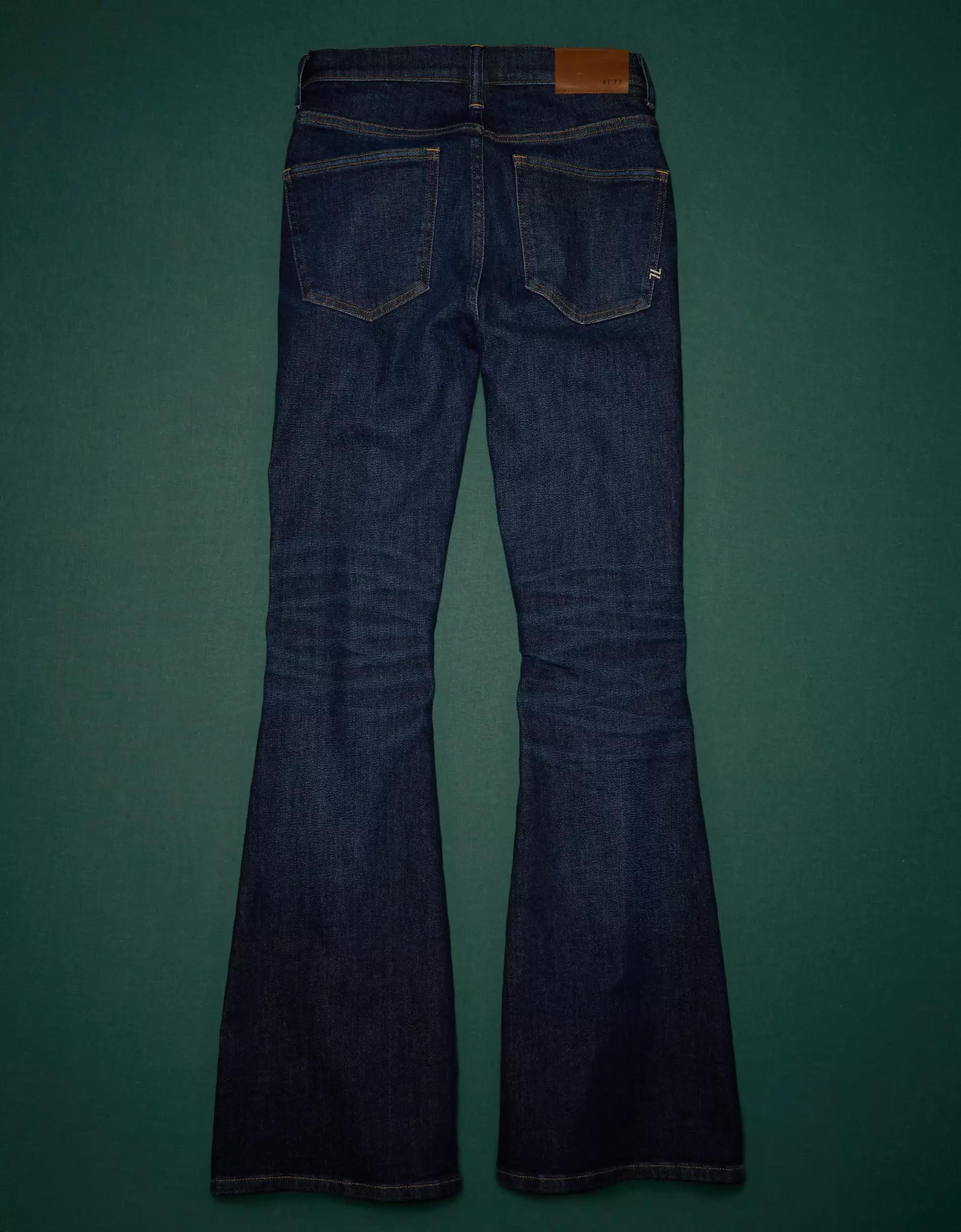 AE77 Premium High-Waisted Flare Jean Product Image