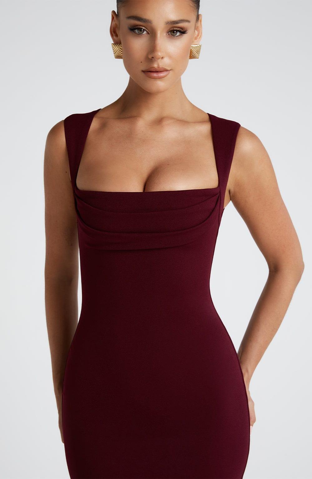 Helena Maxi Dress - Cherry Lacquer Product Image