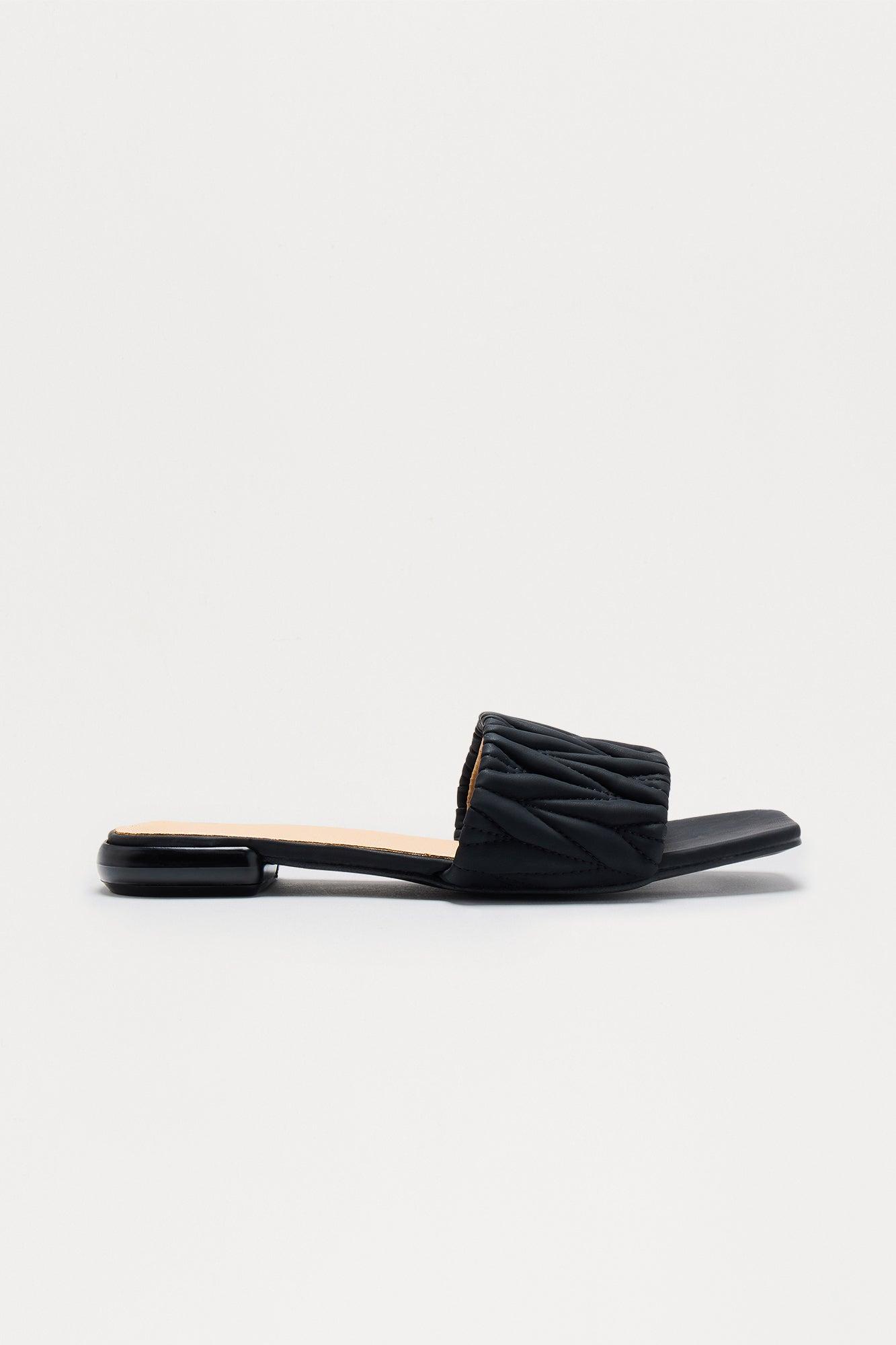 Talisa Slip On Sandals - Black Female Product Image