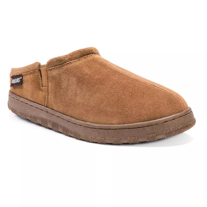 MUK LUKS Matt Men's Printed Berber Suede Clog Slippers,  Product Image