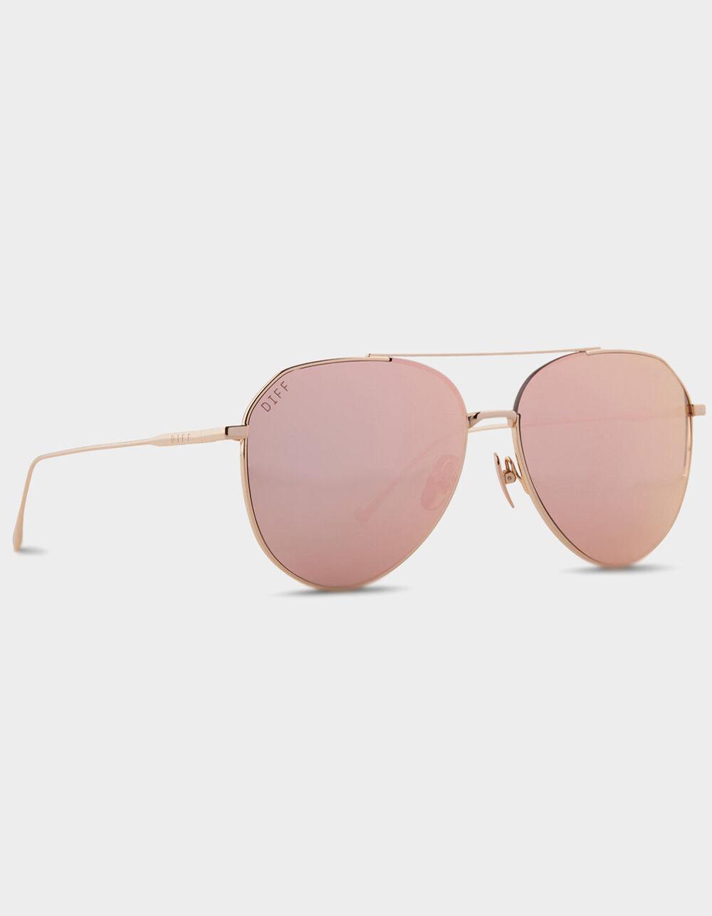 DIFF EYEWEAR Dash Sunglasses - ROSE GOLD Product Image