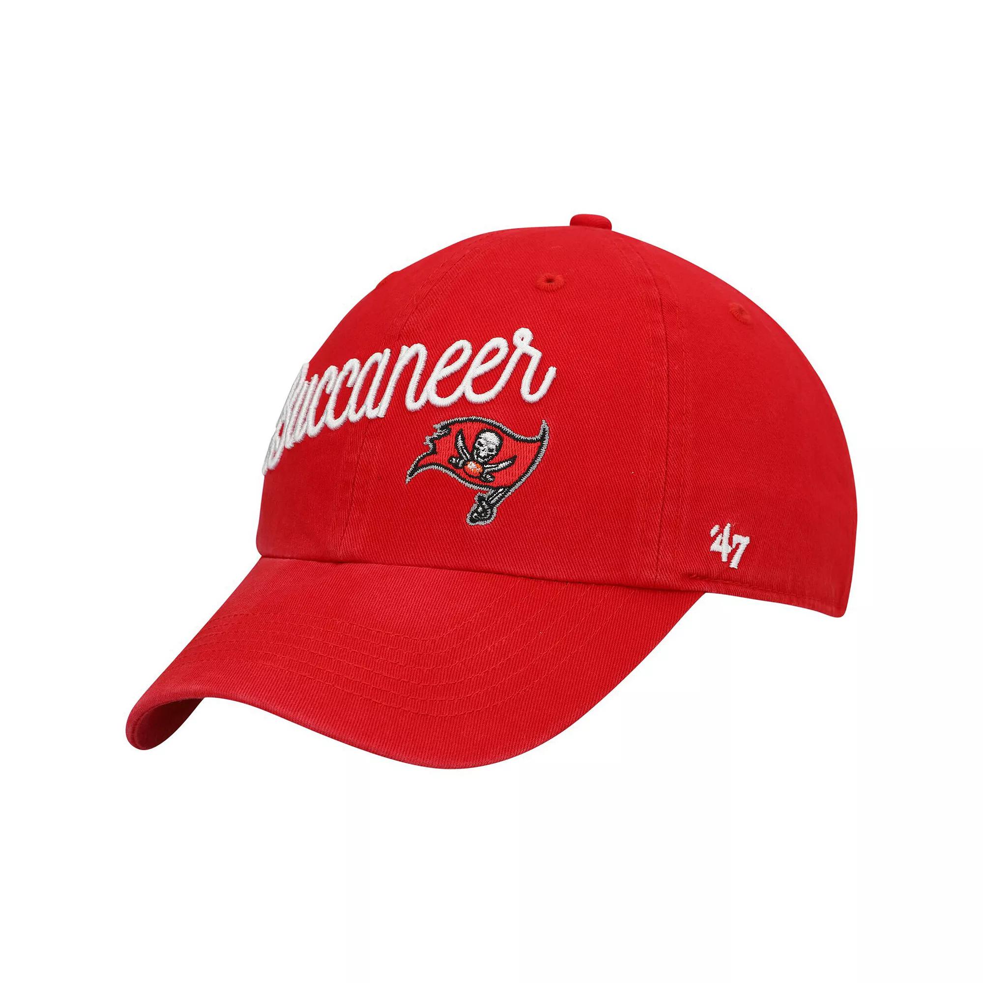 Women's '47 Red Tampa Bay Buccaneers Millie Clean Up Adjustable Hat Product Image