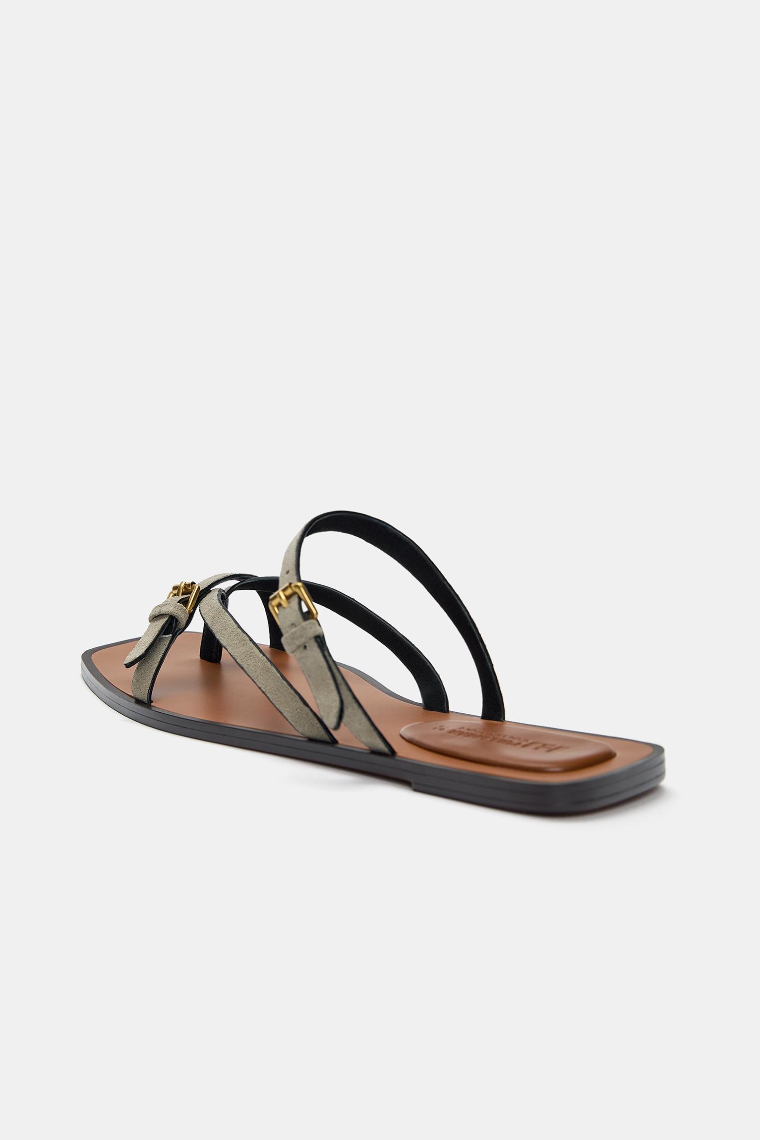 Flat sandals with straps Product Image