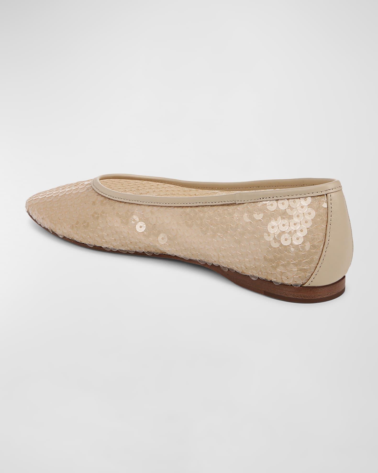 Leah Sequin Ballerina Flats Product Image