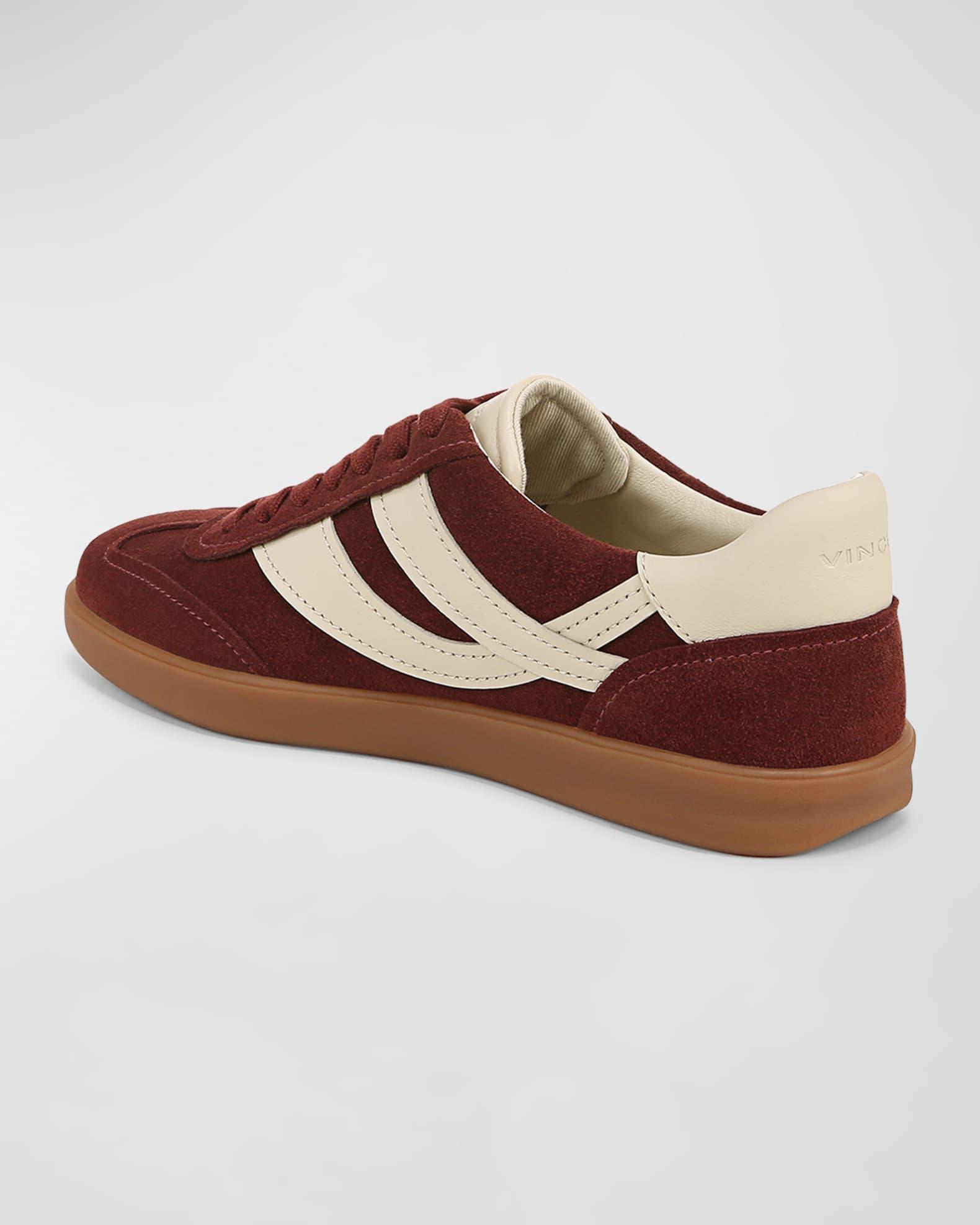 Oasis Mixed Leather Retro Sneakers Product Image