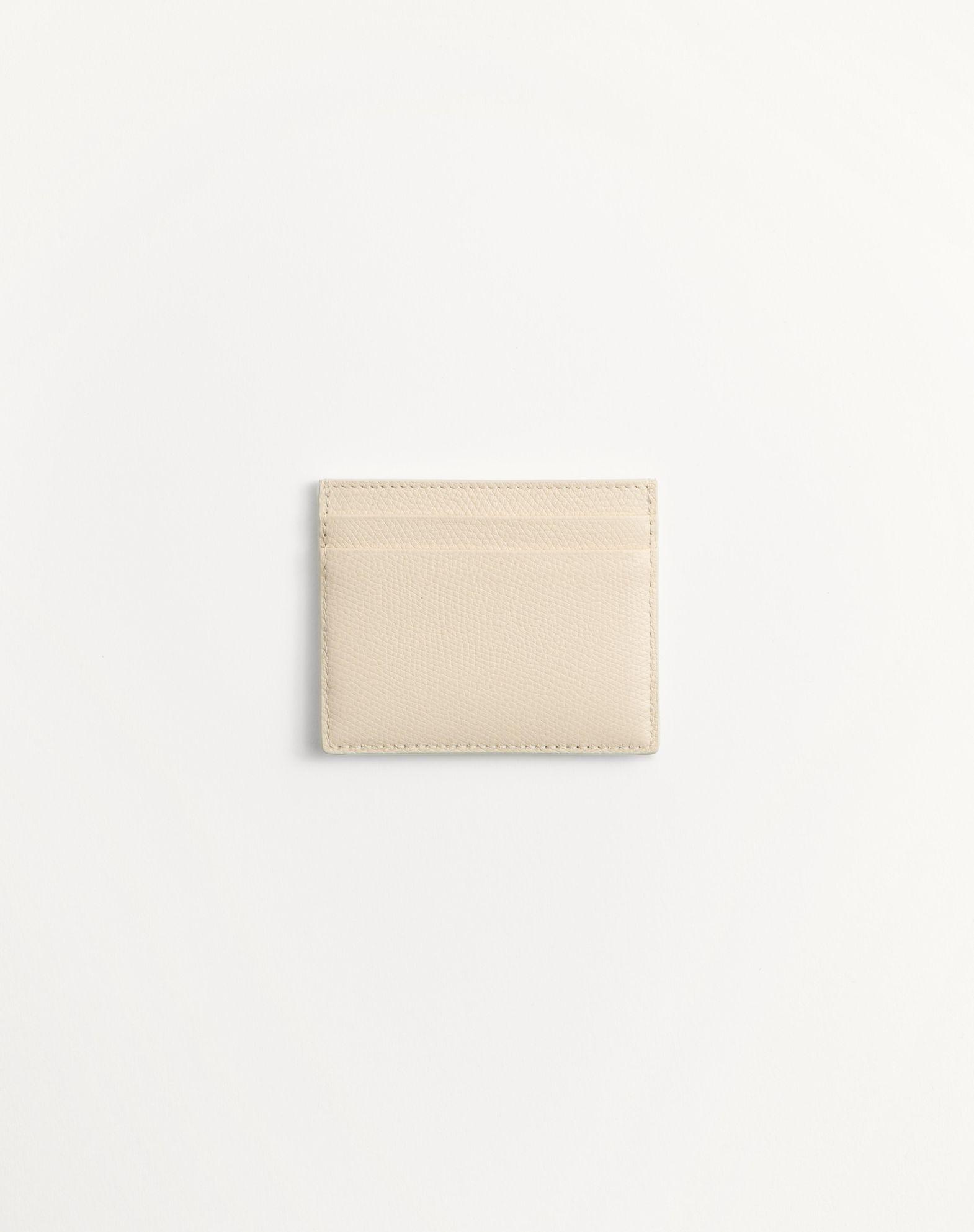 Vlogo Signature Grainy Calfskin Card Holder Product Image