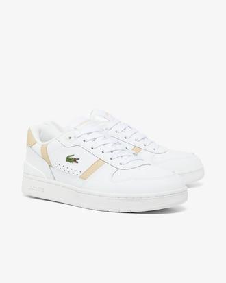 Women's T-Clip Set Leather Sneakers Product Image