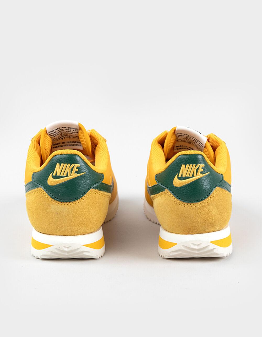 NIKE Cortez Textile Womens Shoes - YELLOW Product Image