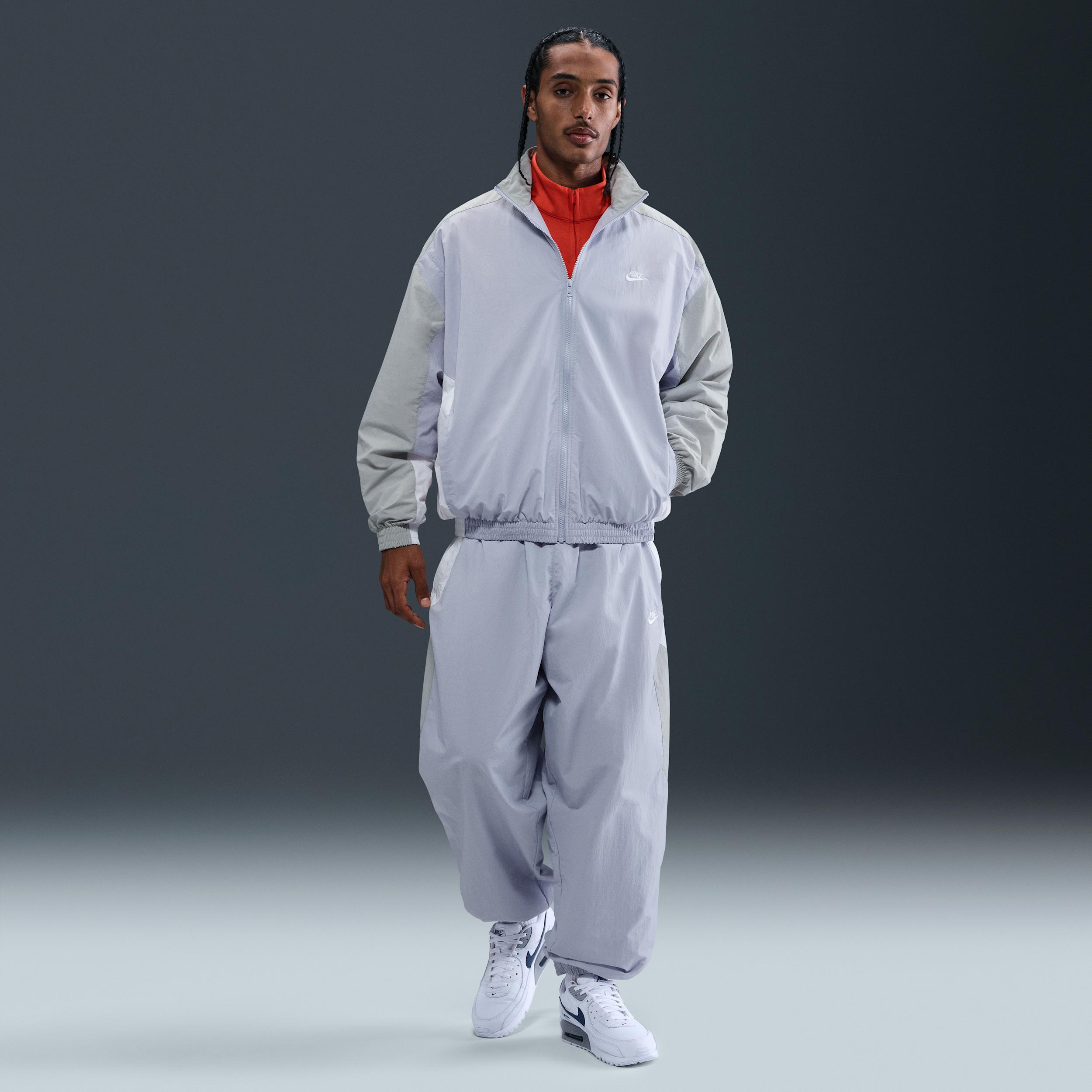 Nike Mens Club Oversized Woven Track Jacket | HQ6109-057 Product Image