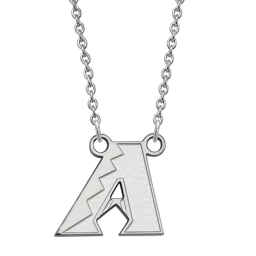 LogoArt Sterling Silver Arizona Diamondbacks Small Pendant Necklace, Women's Product Image