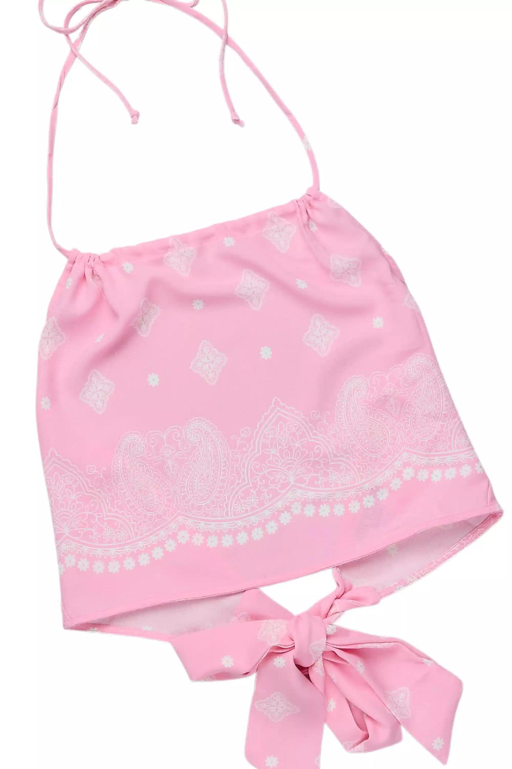 Jakarri Pink Skirt Set Female Product Image