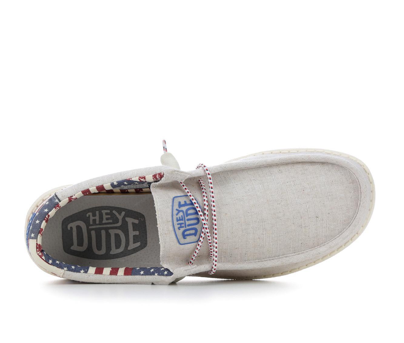 Men's HEYDUDE Wally Patriotic Casual Shoes Product Image