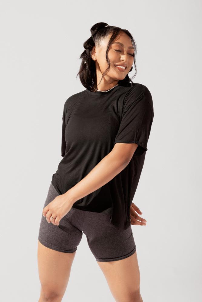 Perfect Boyfriend Tee - Black Product Image