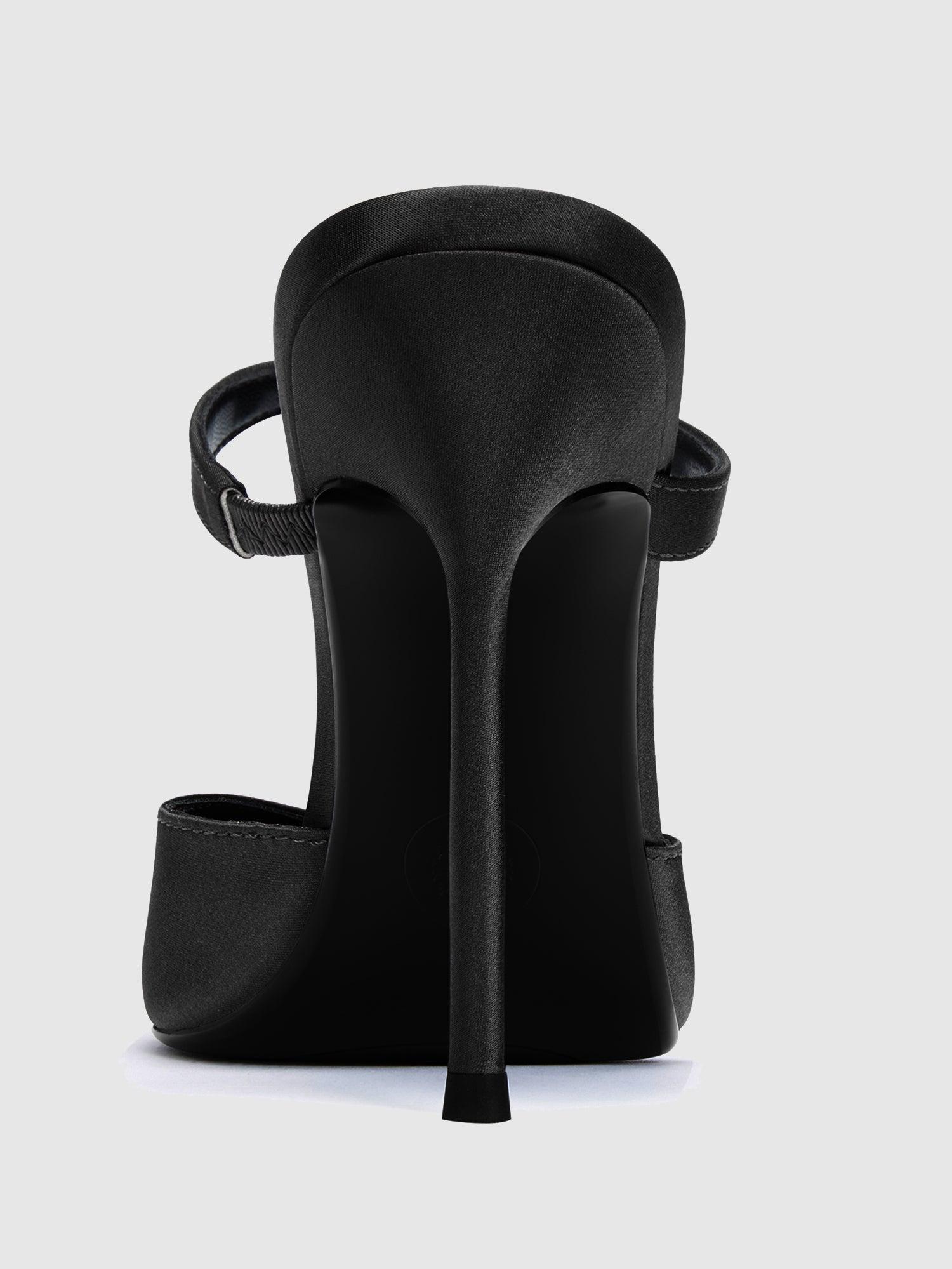 Marianna Mule - Satin Black Product Image