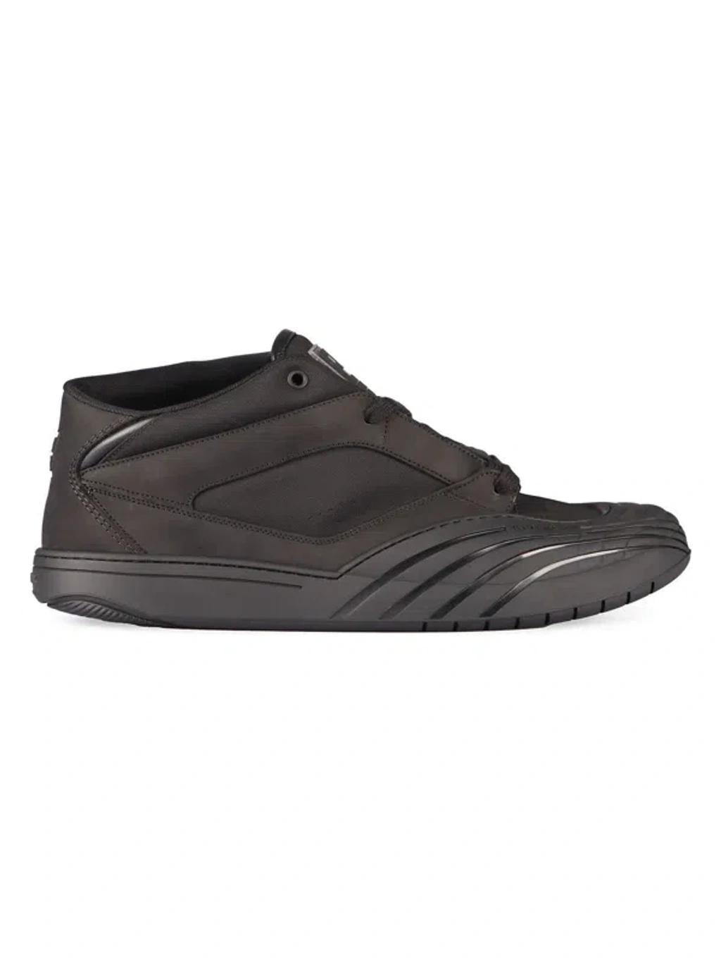 Black Skate Nubuck Sneakers Product Image